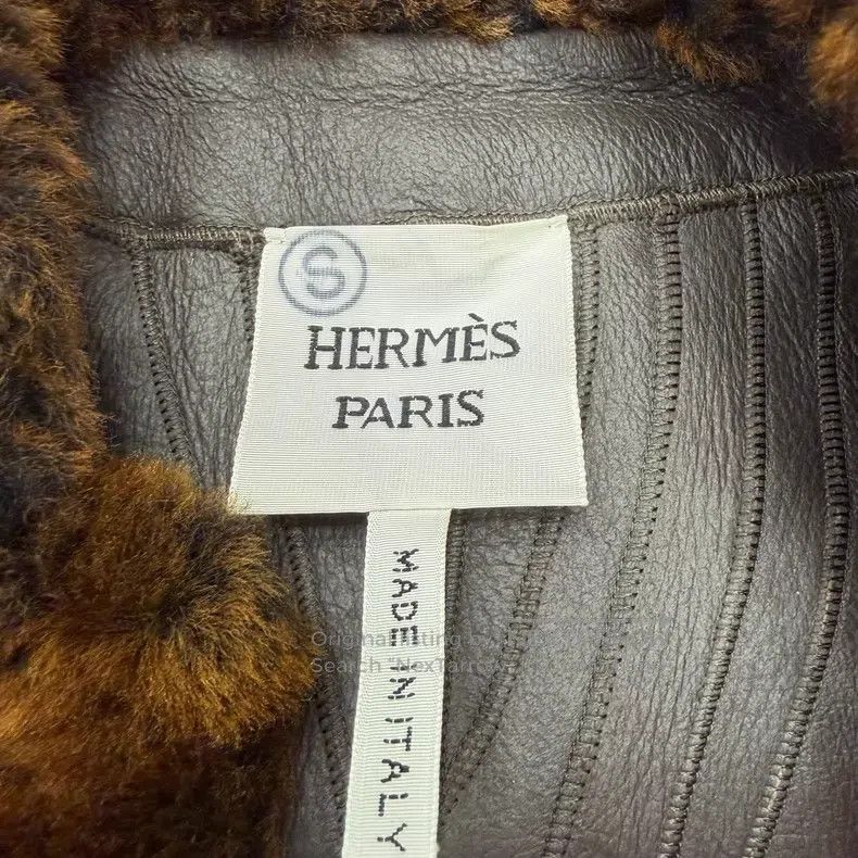 Hermes Hermes Gold Brown Lamb Fur Vest Size XXS / US 00 / IT 34 - 3 Thumbnail