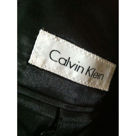 Calvin Klein CALVIN KLEIN MEN'S NEW 100%WOOL JACKET BLAZER SIZE: 40 L Size 40L - 3 Thumbnail