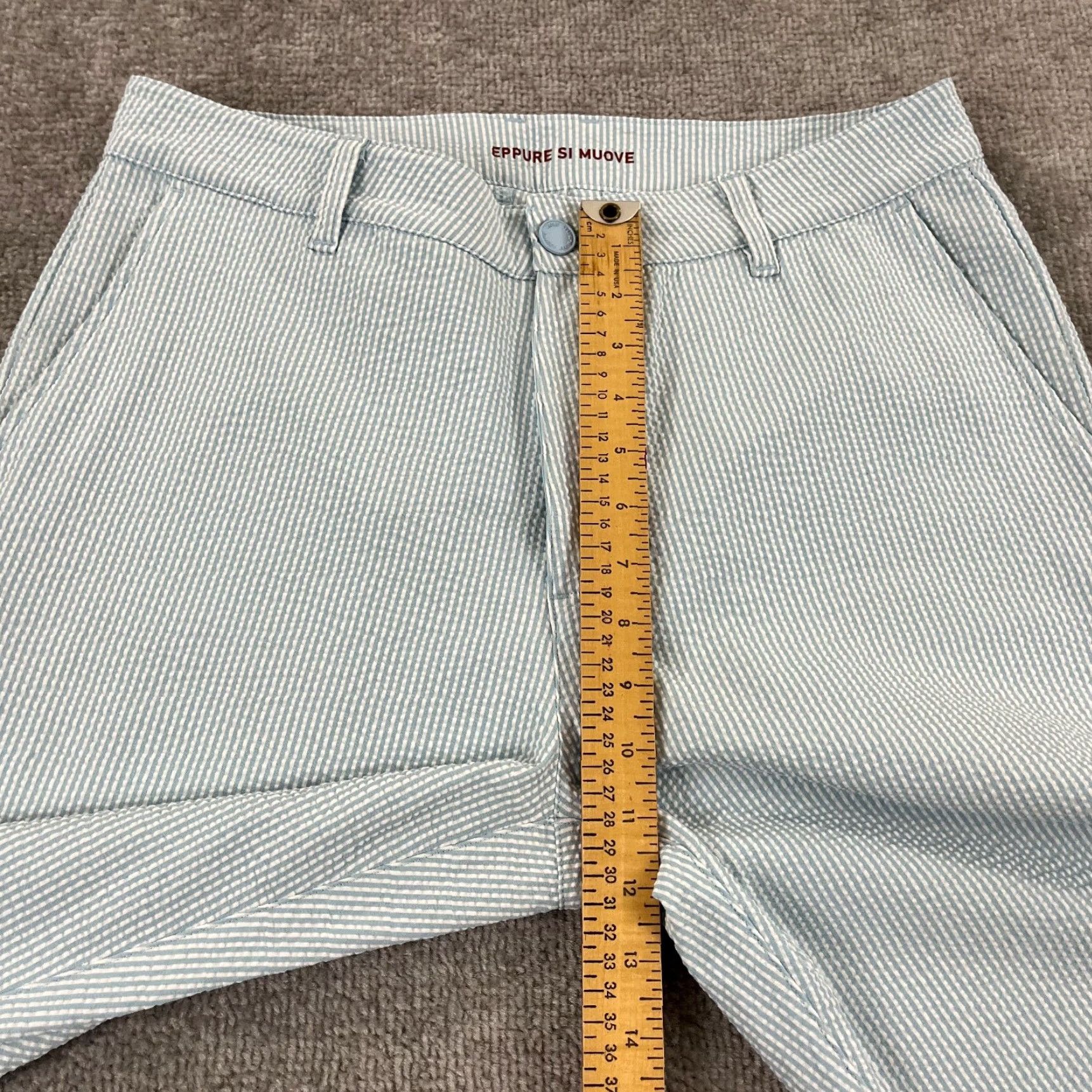 Rhone Rhone Pants Mens 30x26 Seersucker Stretch Resort Cool Blue Golf Chino Size US 30 / EU 46 - 7 Thumbnail