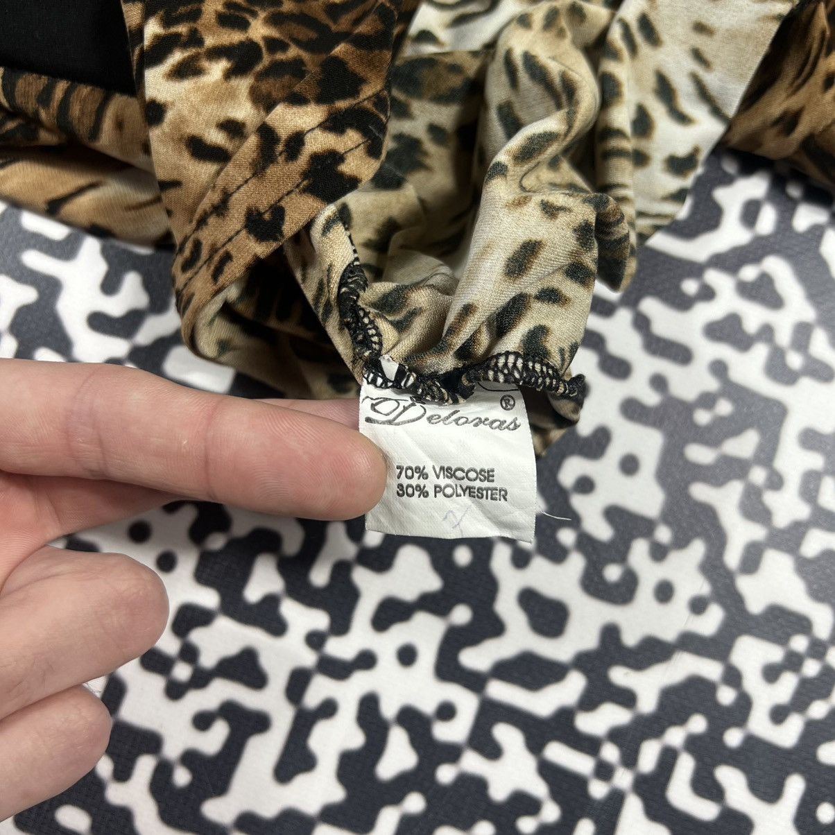 Japanese Brand Vintage Y2K Japanese Leopard Style Retro Luxury Longsleeve Size M / US 6-8 / IT 42-44 - 16 Thumbnail