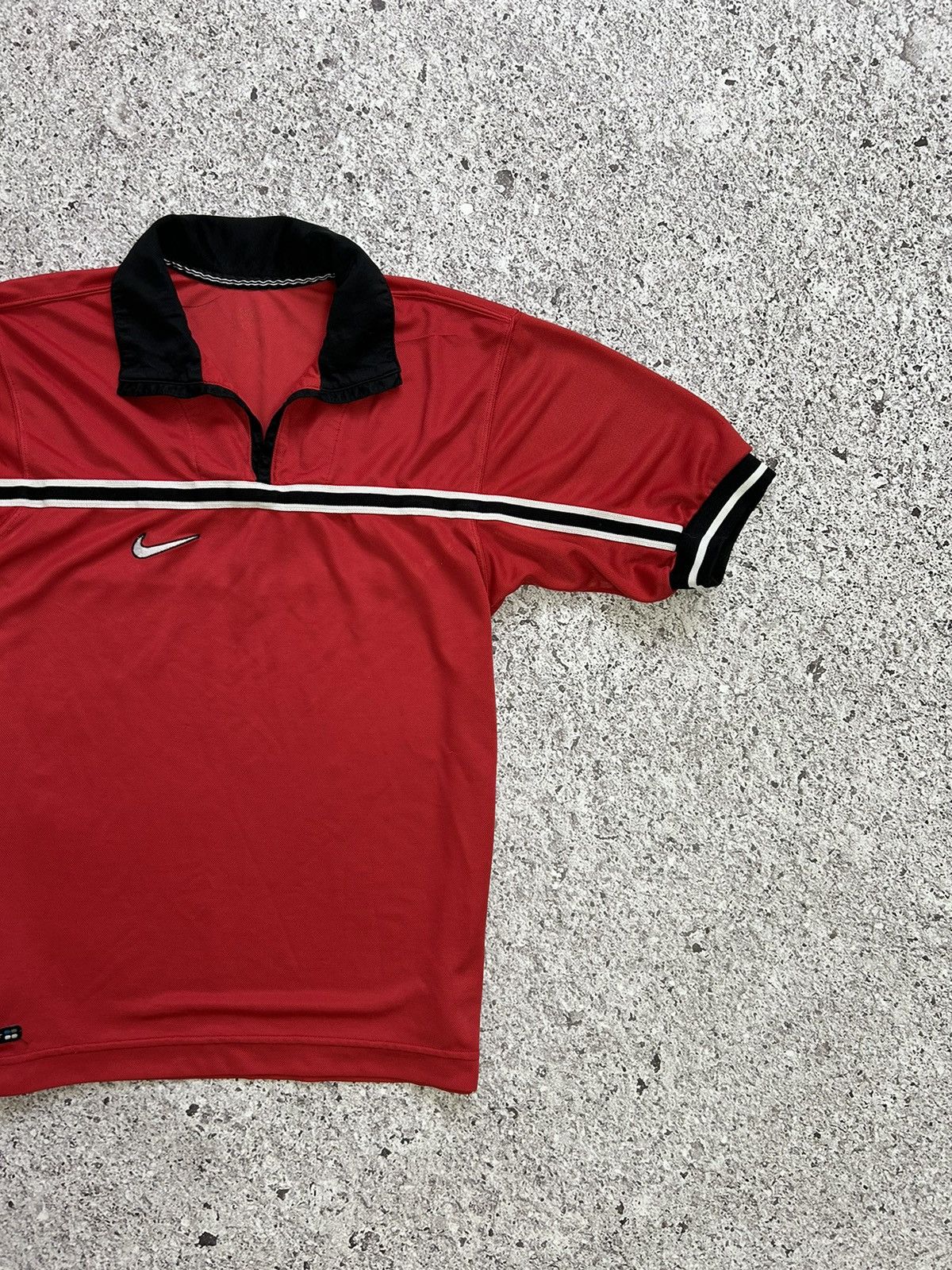 Nike × Vintage Vintage Nike Polo T-Shirt Team Town Logo Big 00s Size US S / EU 44-46 / 1 - 6 Thumbnail