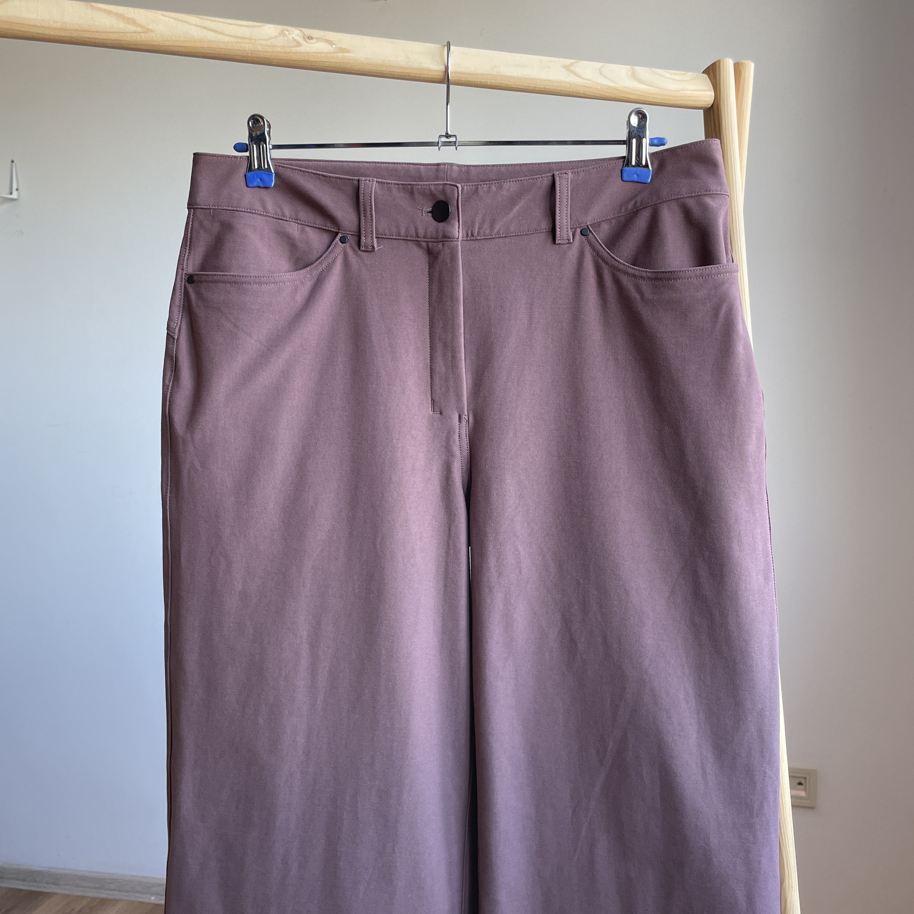 Lululemon Lululemon City Sleek 5 Pocket High-Rise Wide Leg Pants Size 31" - 3 Thumbnail
