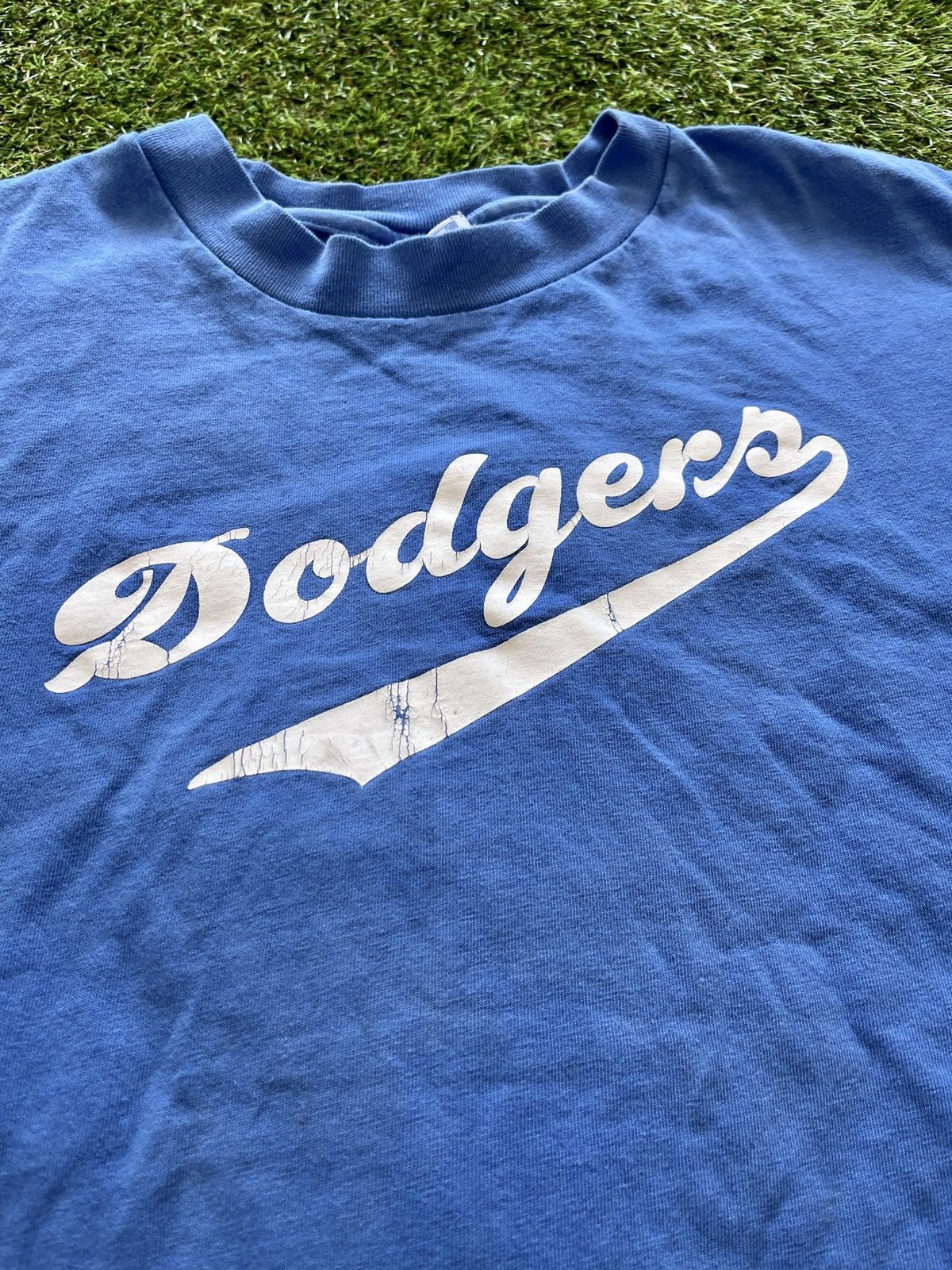 Hanes Vintage 90s Los Angeles Dodgers T-Shirt Size US XL / EU 56 / 4 - 2 Thumbnail