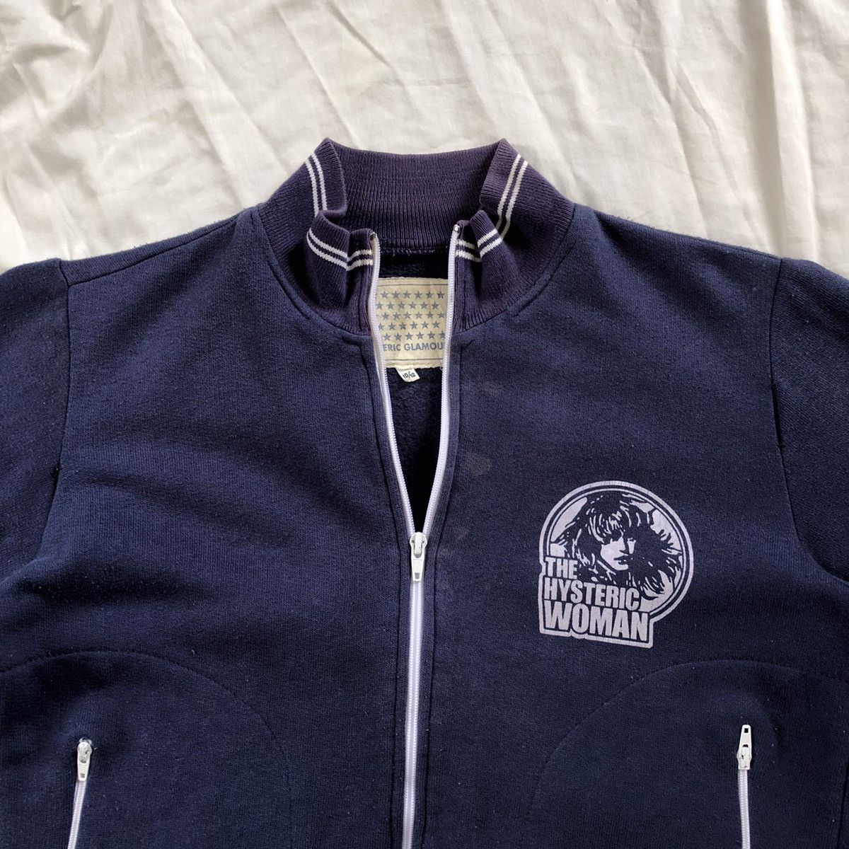 Hysteric Glamour × Japanese Brand × Vintage HYSTERIC GLAMOUR Cotton Zipper Jacket Size XS / US 0-2 / IT 36-38 - 3 Thumbnail