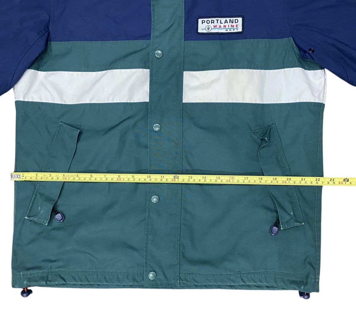 Vintage Vintage PORTLAND Marine Dept Hoodie Zipper Jacket Size US M / EU 48-50 / 2 - 7 Thumbnail
