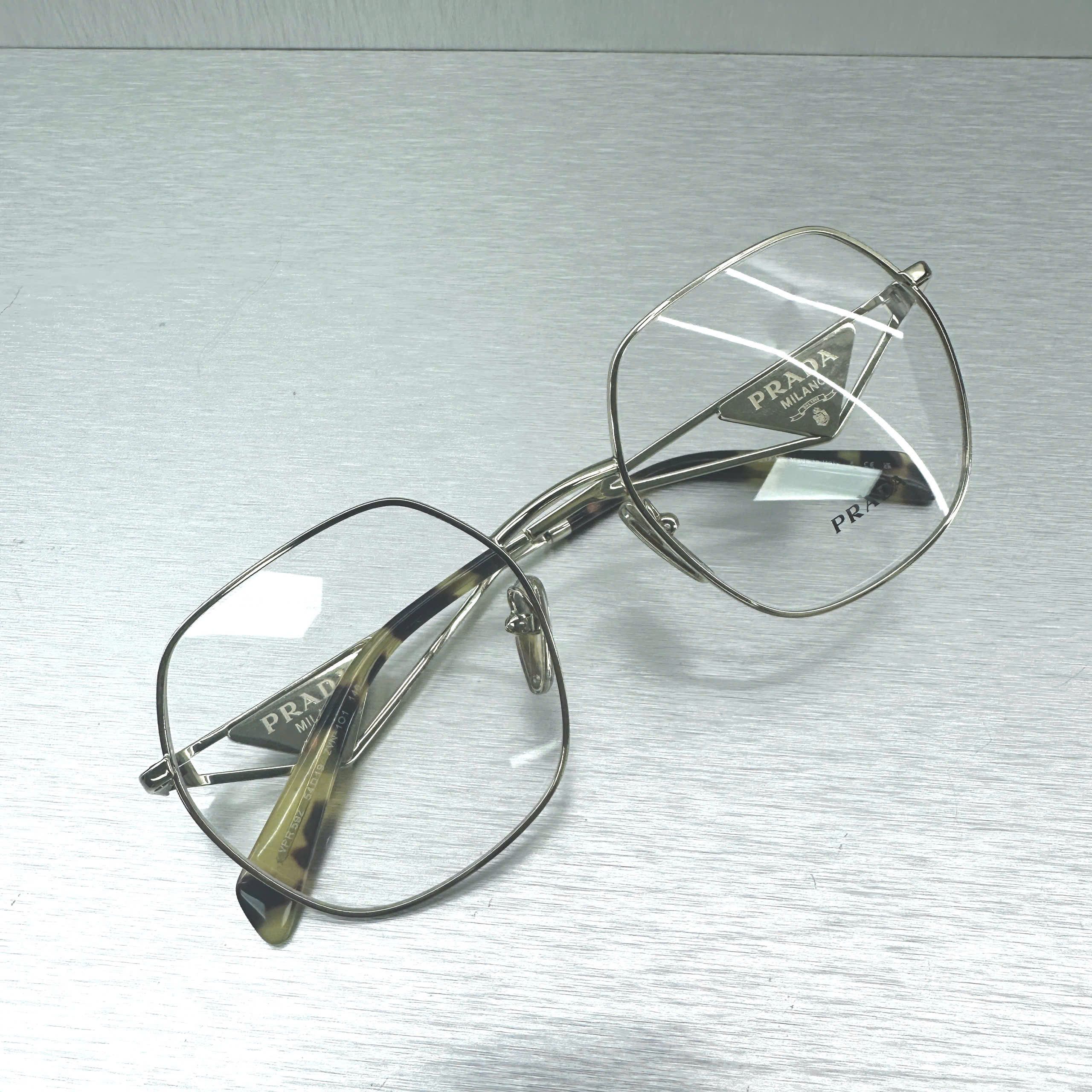 Prada PRADA 59ZV_ZVN1O1 Glasses PALE GOLD Size ONE SIZE - 1 Thumbnail
