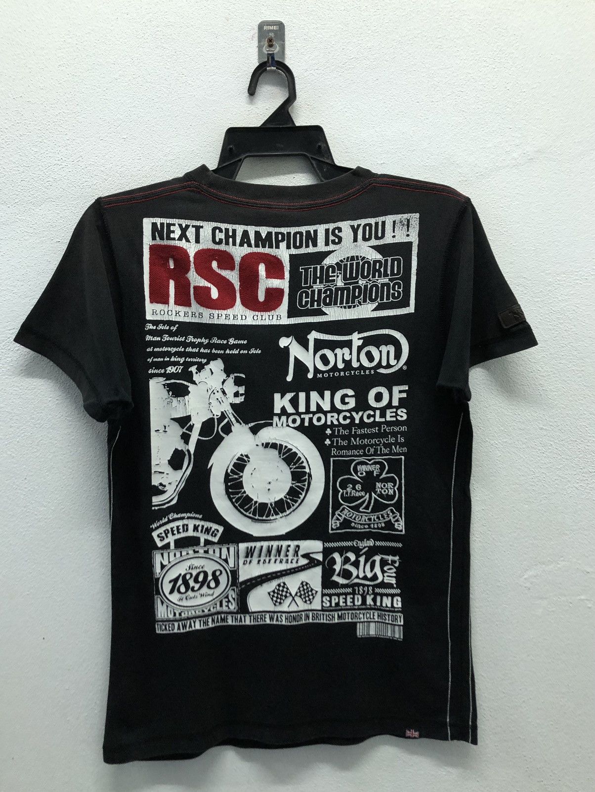 Norton Vintage Norton Motorcycles Romance Of The Men T-Shirt Size US M / EU 48-50 / 2 - 1 Thumbnail