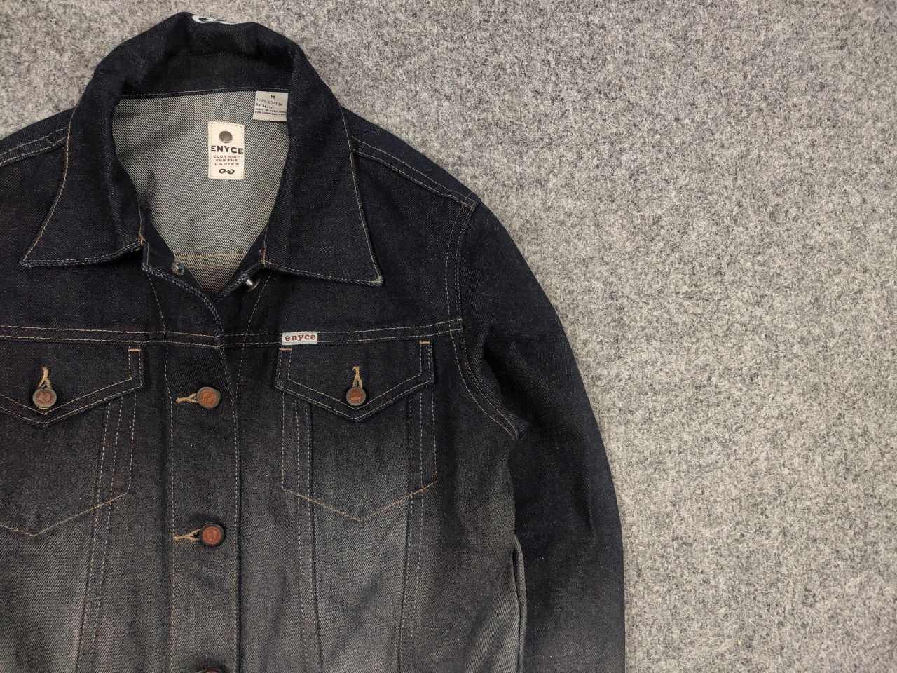 Enyce Vintage Enyce hysteric glamour Style Gradient Denim jacket Size M / US 6-8 / IT 42-44 - 4 Thumbnail