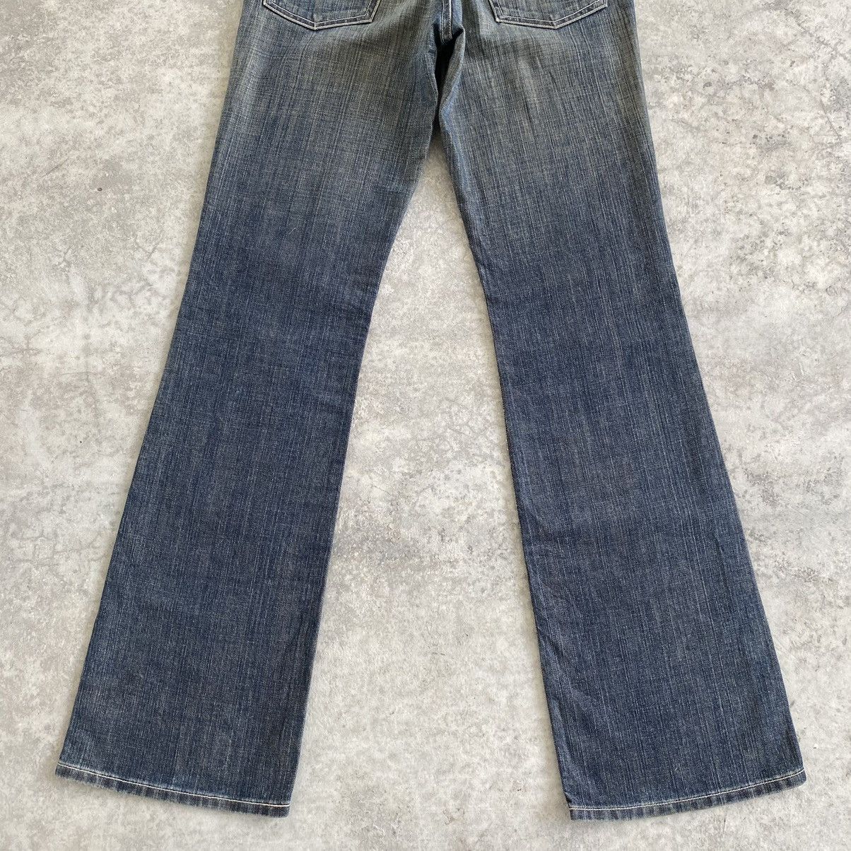 Levi's Vintage Levis 517 Mud Washed Flared Denim Jeans Size US 27 - 12 Thumbnail