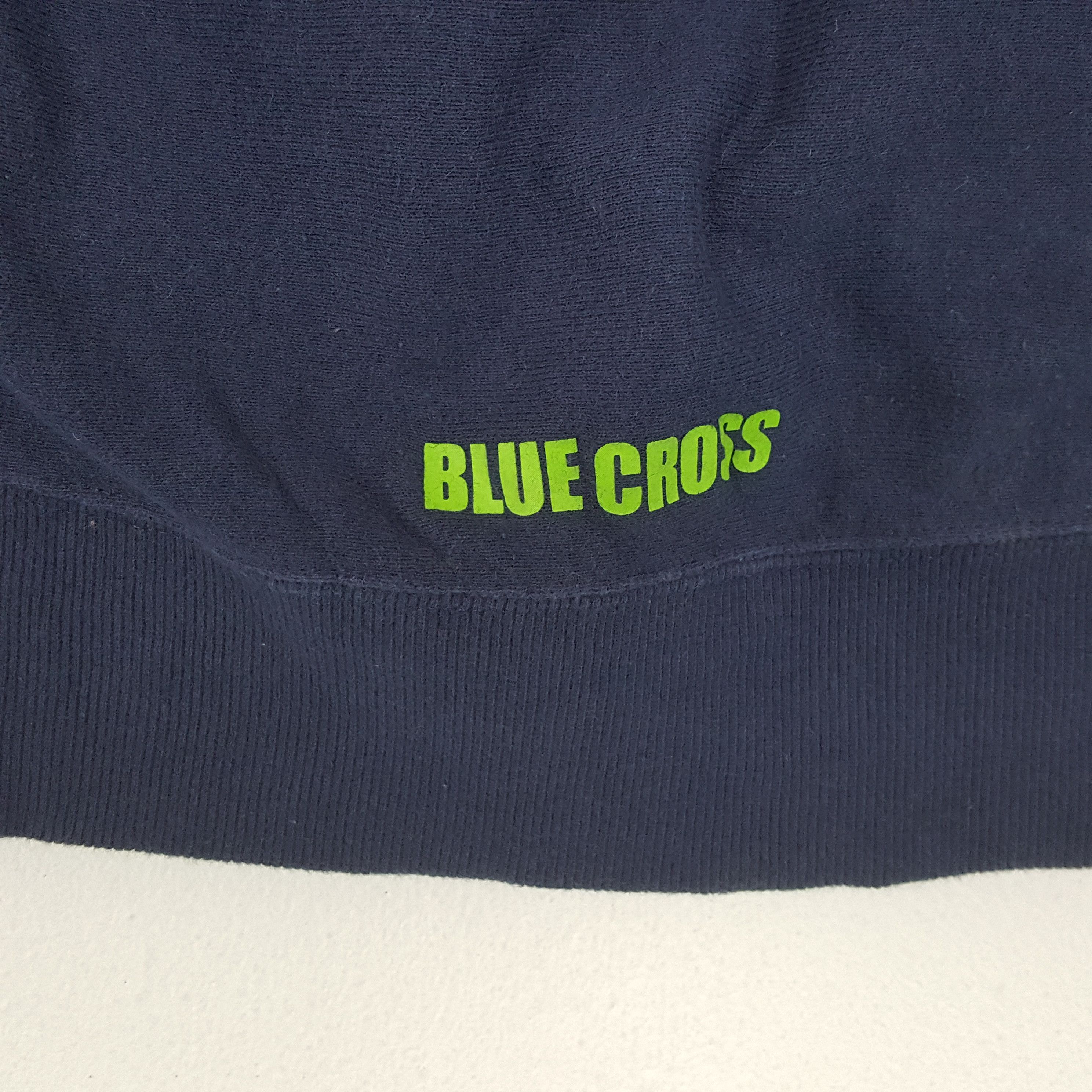 Champion × Vintage Vintage CHAMPION X BLUE CROSS Sportswear Sweatshirt Size US S / EU 44-46 / 1 - 4 Thumbnail