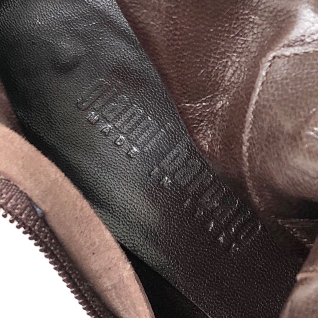Gianni Barbato 🧿aged suede point toe heeled western boots brown Size US 9 / IT 39 - 3 Thumbnail