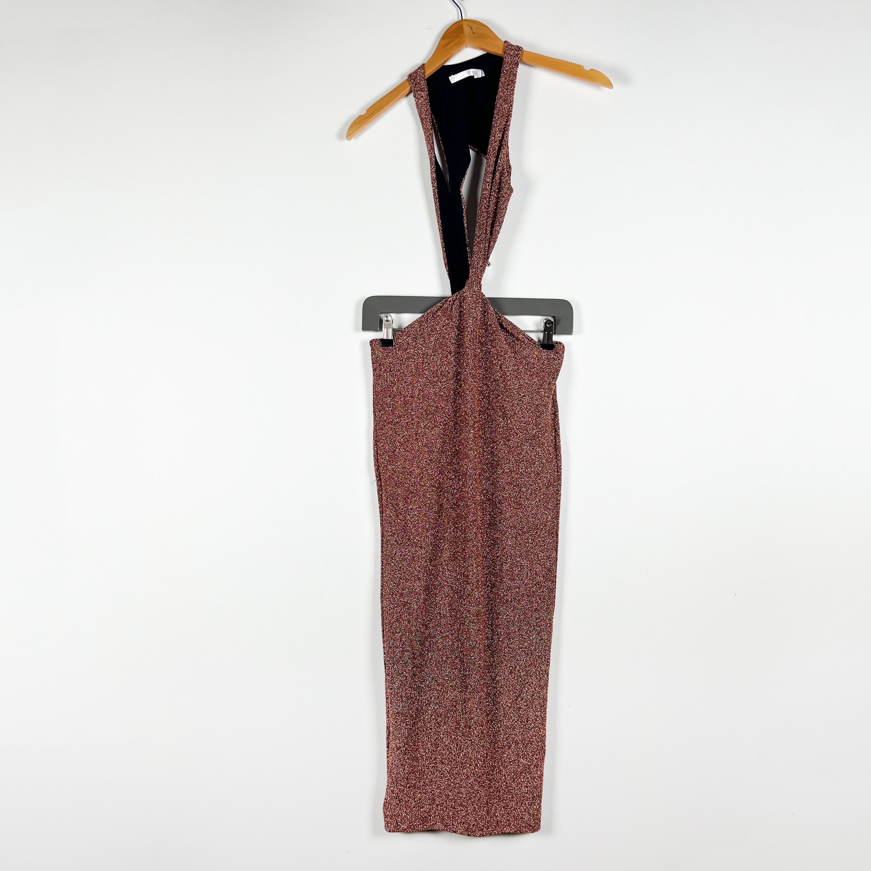 Other Natalie Rolt Nadia Metallic Bronze Sparkle Cut Size XS / US 0-2 / IT 36-38 - 1 Thumbnail