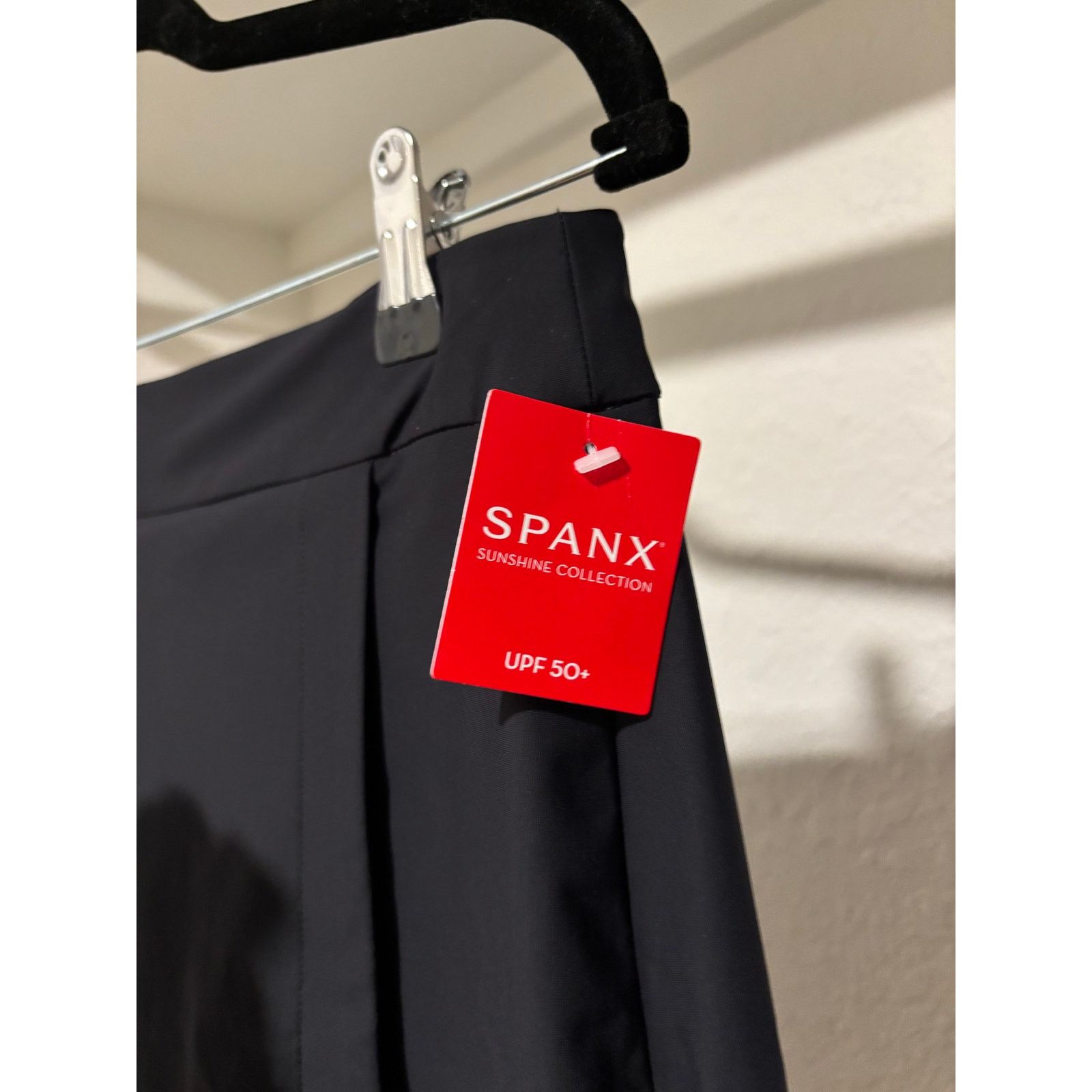 Spanx NWT SPANX Black 6" SUNSHINE Pull On SKORTS Womens LARGE Size 32" / US 10 / IT 46 - 7 Thumbnail