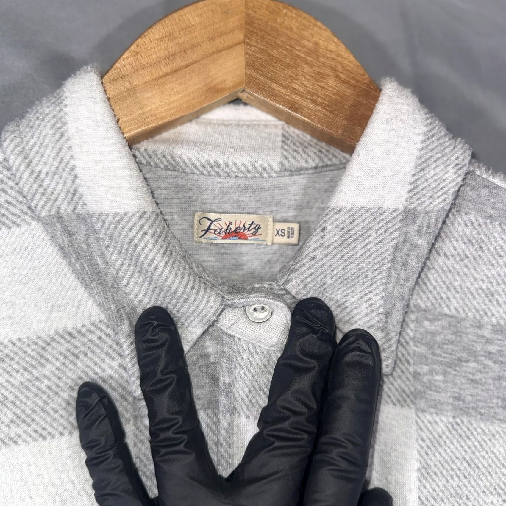 Faherty Faherty Shirt Women's XS Plaid Flannel Long Sleeve Button Front Stretch Casual Size XS / US 0-2 / IT 36-38 - 3 Thumbnail
