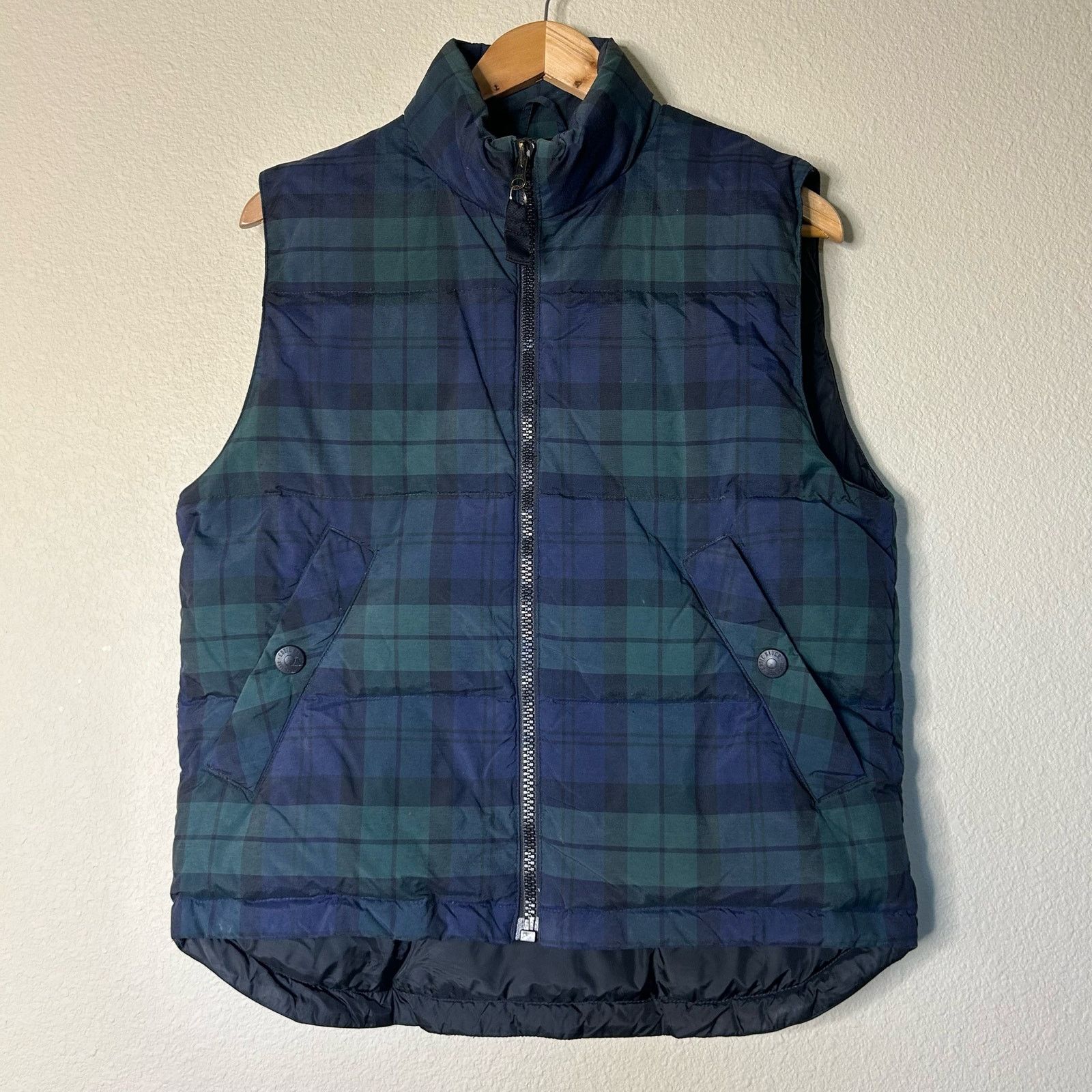 Eddie Bauer Eddie Bauer Vest Down Tartan Plaid Metal Front Zip Size S Size S / US 4 / IT 40 - 11 Thumbnail