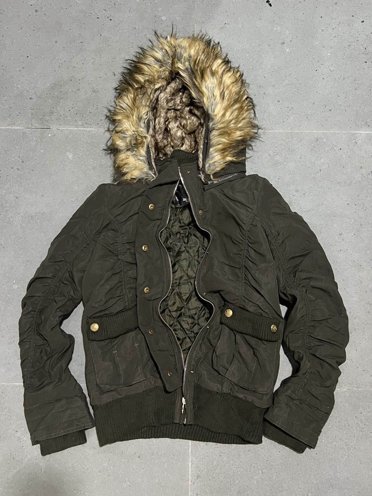 image of If Six Was Nine x Le Grande Bleu L G B Raccoon Fur Hoodie Sherpa Jacket Ifsixwasnine Lgb Style in K