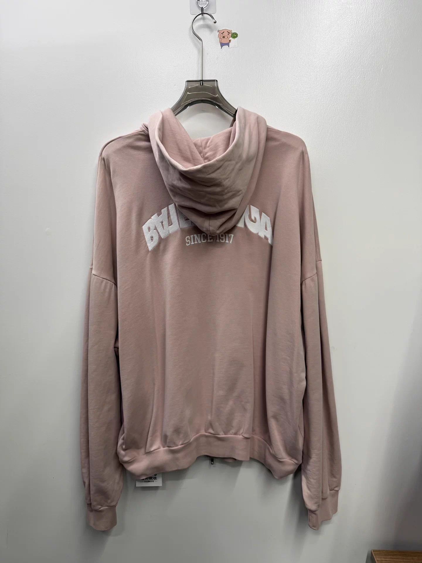 Balenciaga Balenciaga Pink Zip Hoodie Oversized Size 2 Size XXS / US 00 / IT 34 - 4 Thumbnail