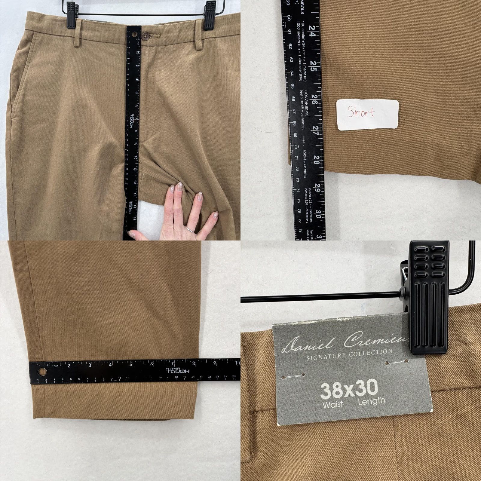Cremieux Daniel Cremieux Signature Collection Pants Mens 38x28 Brown Stretch Chino NWT Size US 38 / EU 54 - 8 Thumbnail