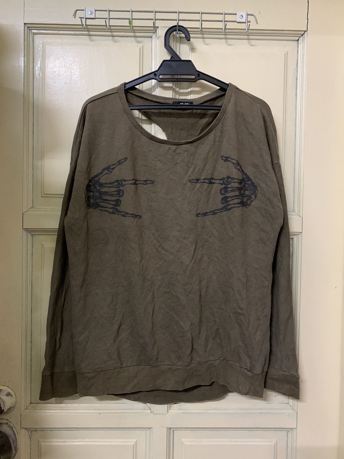Hysteric Glamour 💥Japanese Brand Glad news Distressed Shirt Size L / US 10 / IT 46 - 1 Thumbnail
