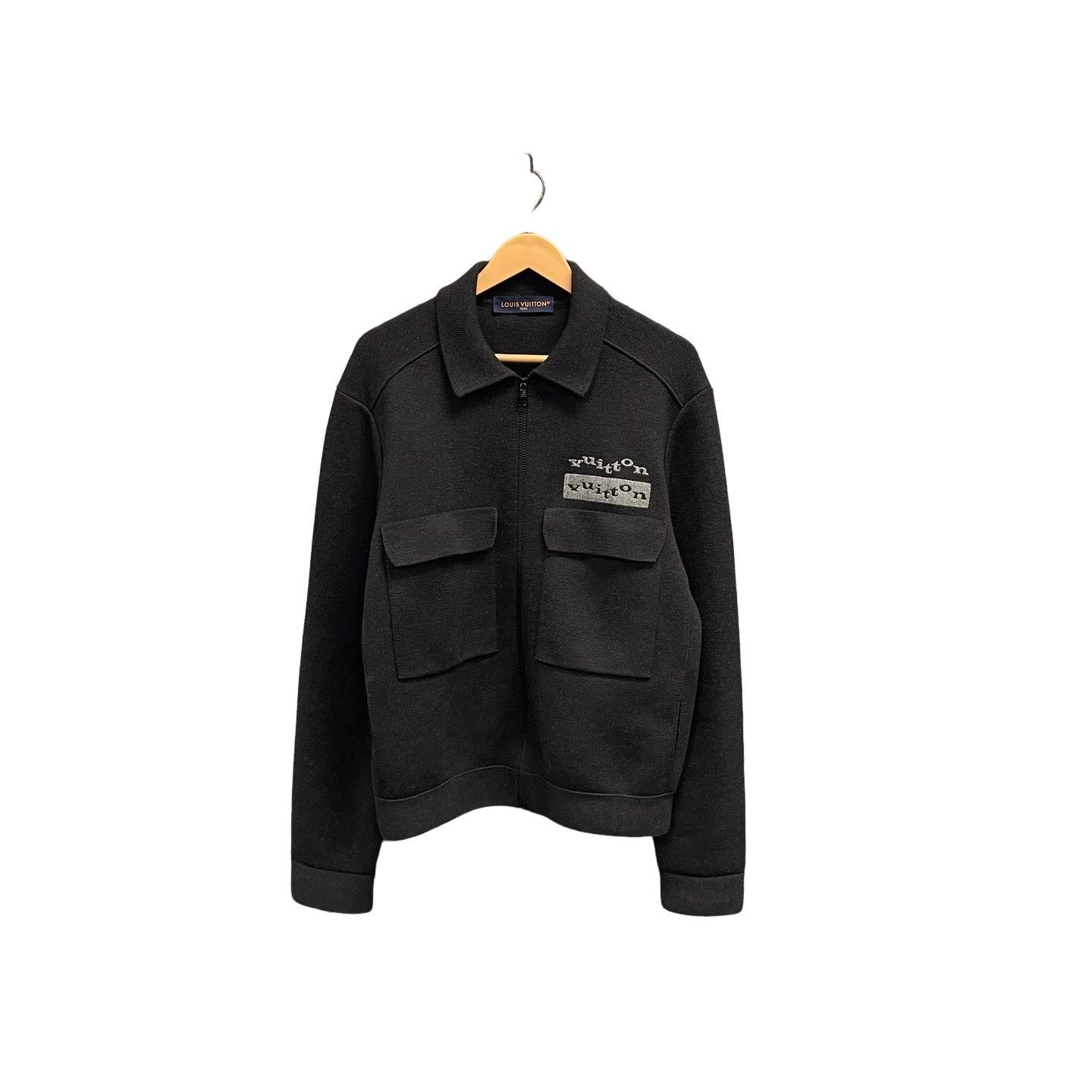 Louis Vuitton Louis Vuitton Logo Embroidered Wool Jacket Size L Size US L / EU 52-54 / 3 - 1 Thumbnail