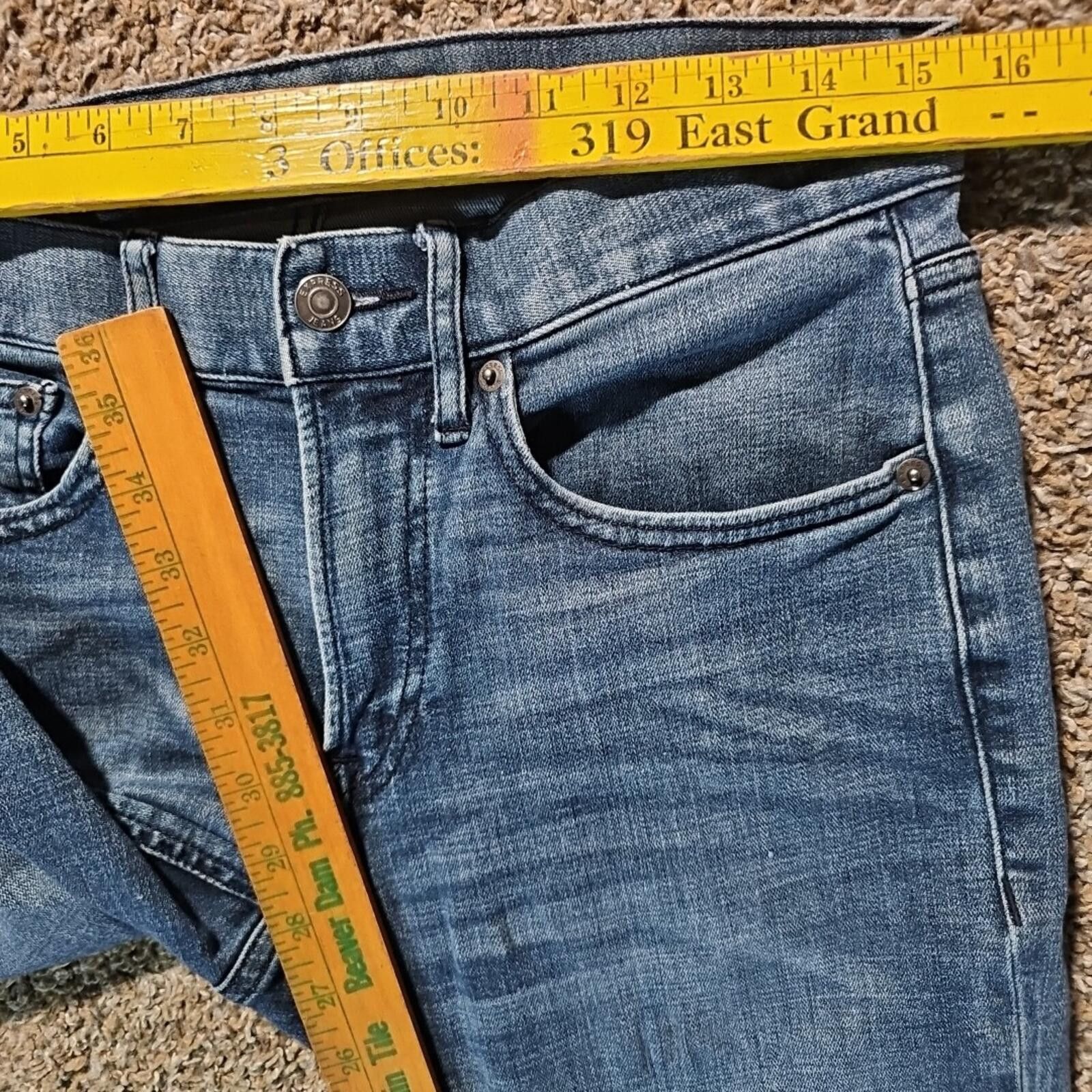 Express Express Jeans Alec Skinny Fit 31x30 Size US 31 - 4 Thumbnail