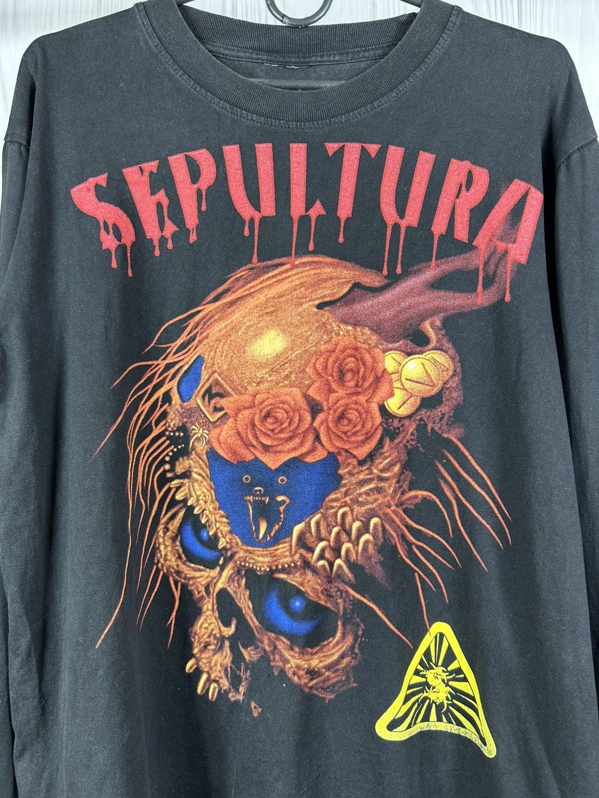 Band Tees Vintage Sepultura Beneath The Remains Longsleeve Band Size US S / EU 44-46 / 1 - 5 Thumbnail