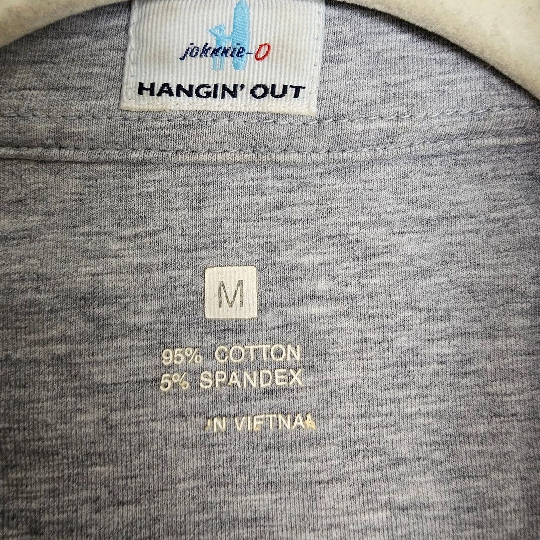 johnnie-O Johnnie-O Polo Shirt Gray White Striped Short Sleeve M Size US M / EU 48-50 / 2 - 5 Thumbnail