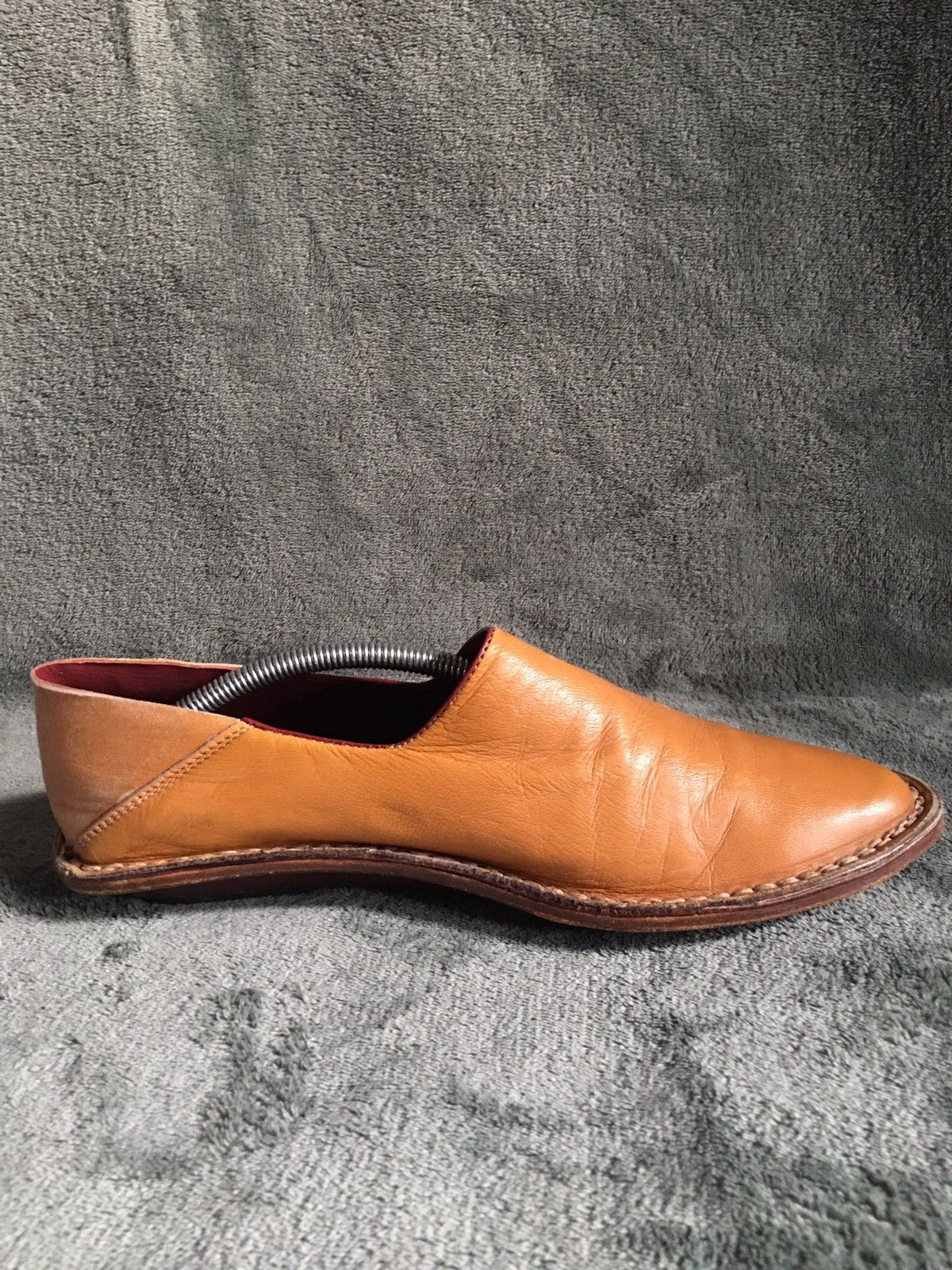 Designer Heich Italy Light Brown Leather Men’s Loafers Shoes EU 40 Size US 7 / EU 40 - 4 Thumbnail