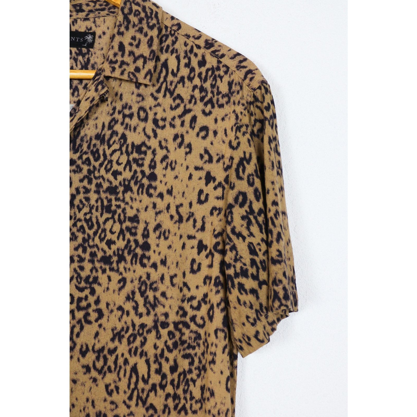 Allsaints Allsaints Patch Leopard Japanese Printed Viscose Shirt Size US XS / EU 42 / 0 - 2 Thumbnail
