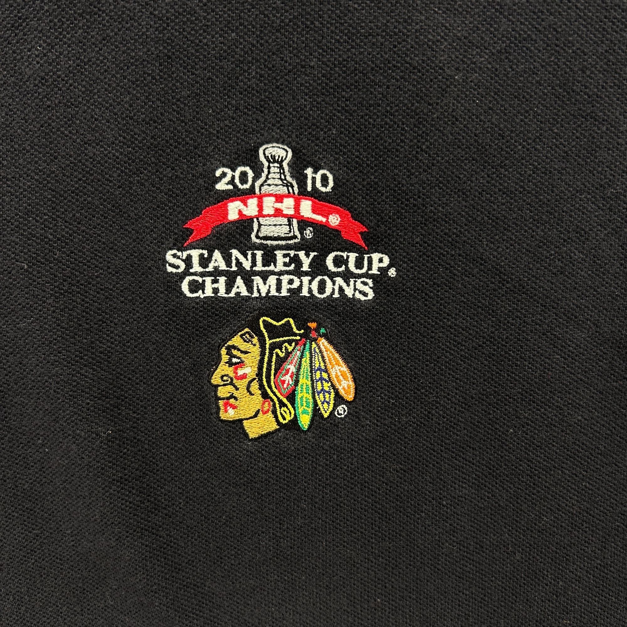 Antigua Antigua 2010 Nhl Stanley Cup Champions Chicago Blackhawks Po Size US S / EU 44-46 / 1 - 8 Thumbnail