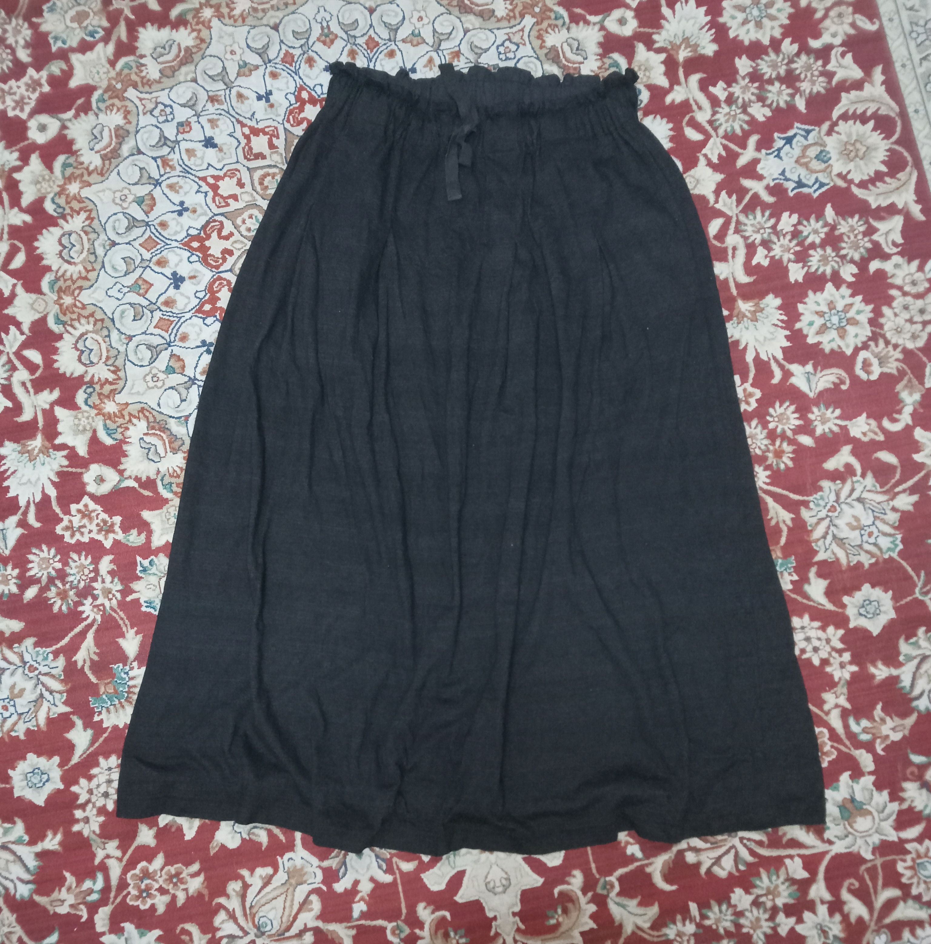 image of Issey Miyake Plantation Issey Miyaki Black Skirt, Women's (Size 40)