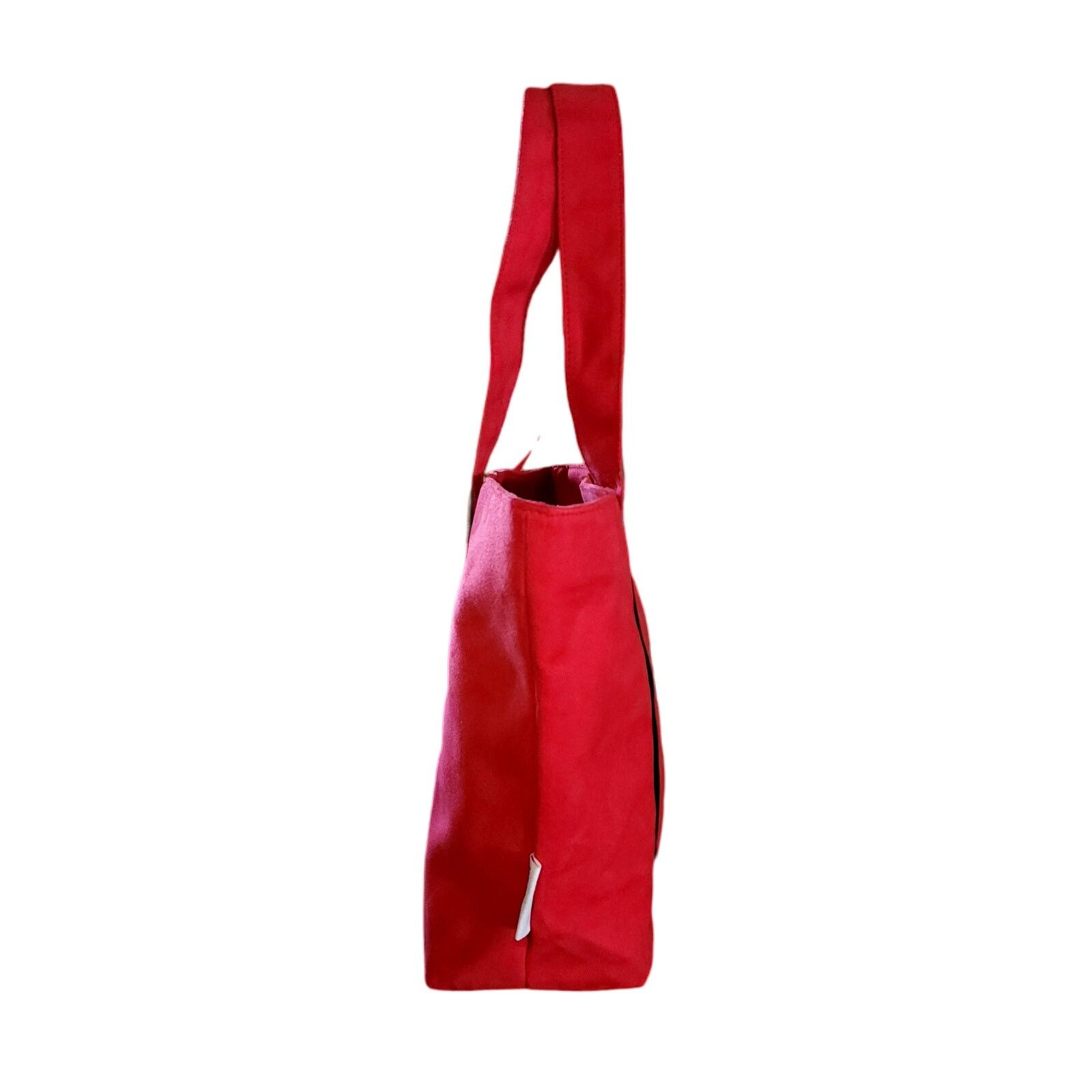 Michael Kors MICHAEL KORS Red & Black Suede Effect Tote Bag Size ONE SIZE - 7 Thumbnail