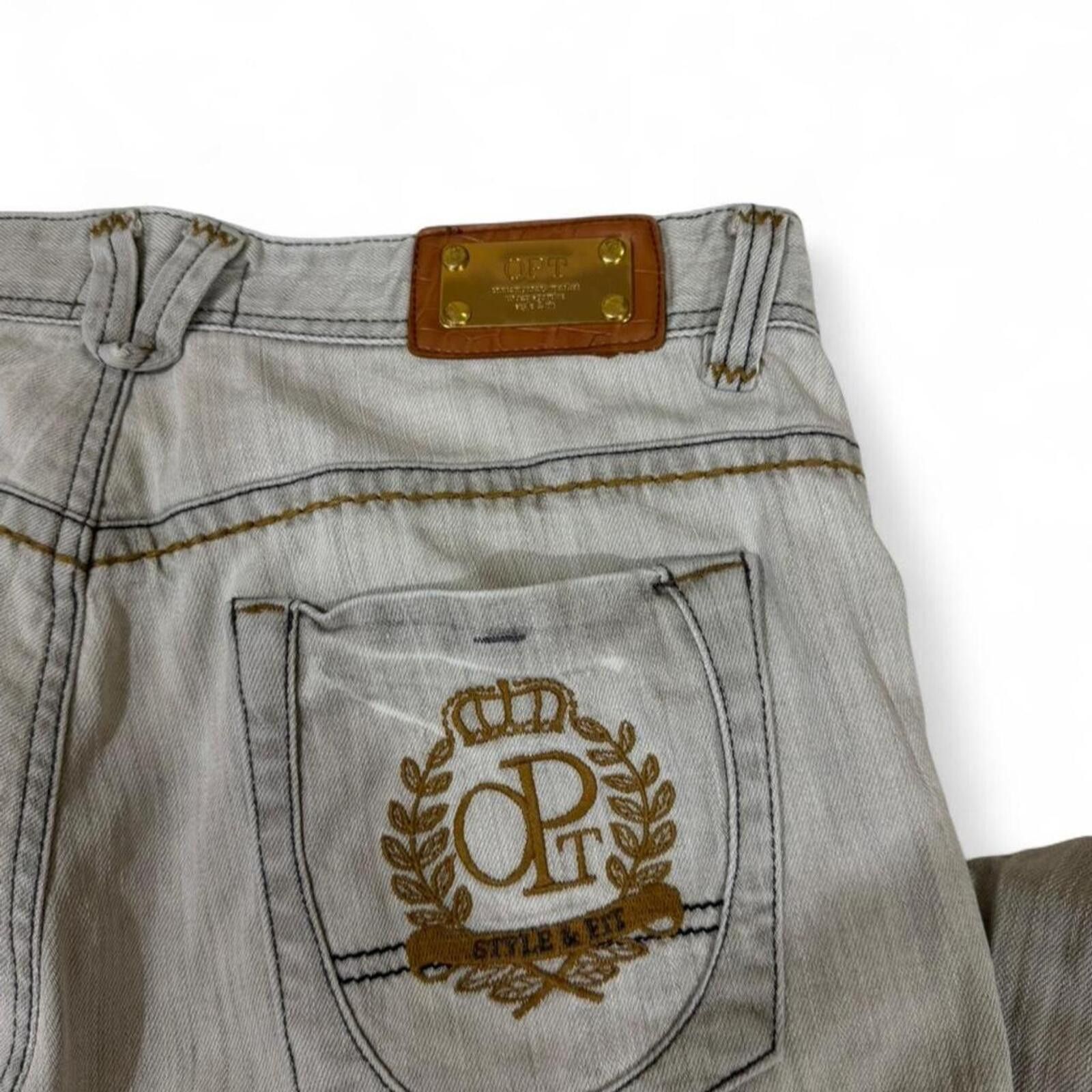 Other OPT denim jeans with gold embroidery Size 31" - 4 Thumbnail