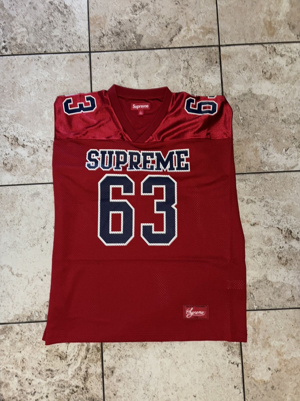 Supreme Supreme Bones Football Jersey | Grailed