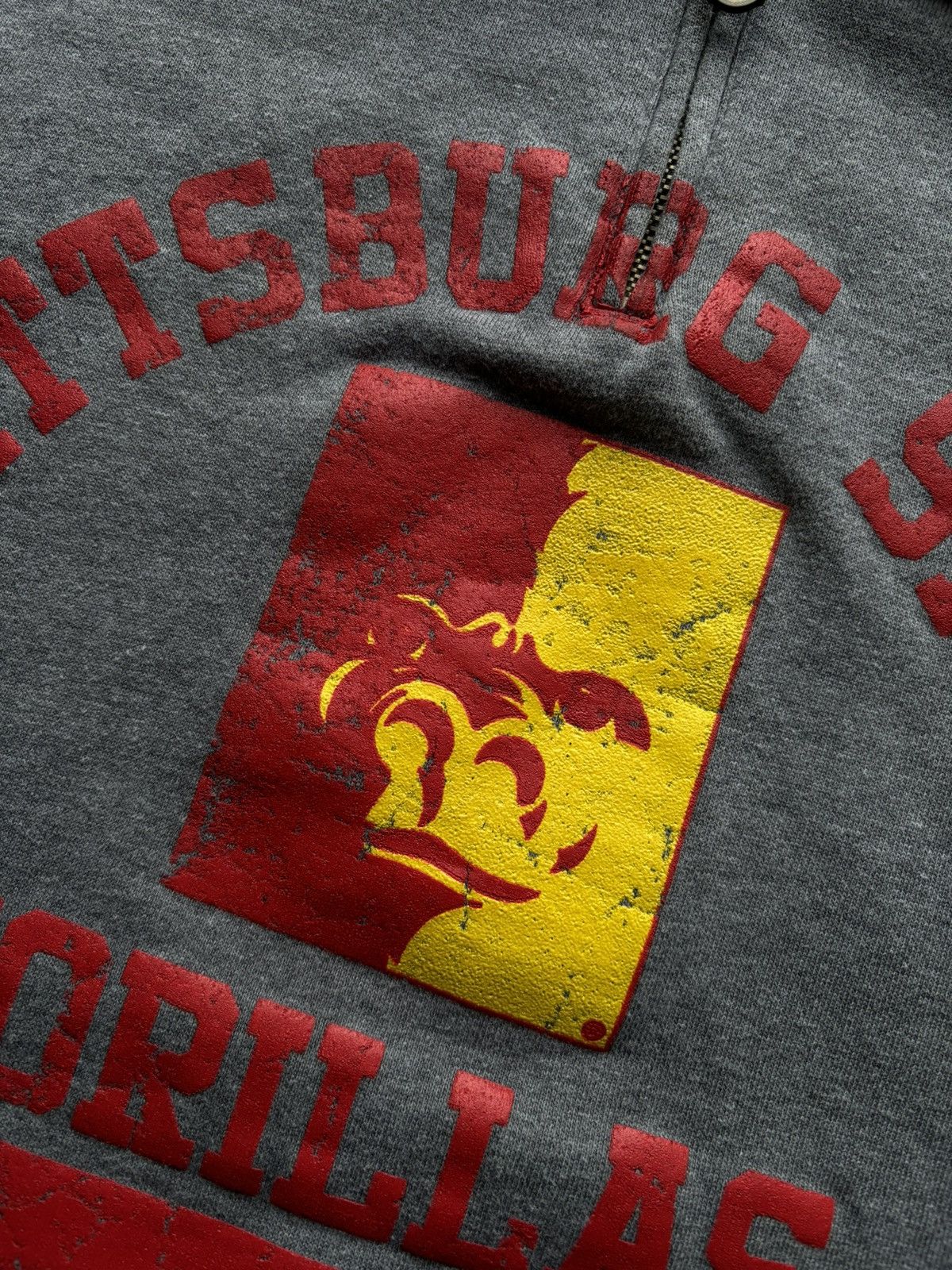Jansport × Vintage vintage Y2K PITTSBURGH STATE Spellout 1/4 Zip-up pullover Size US L / EU 52-54 / 3 - 9 Thumbnail