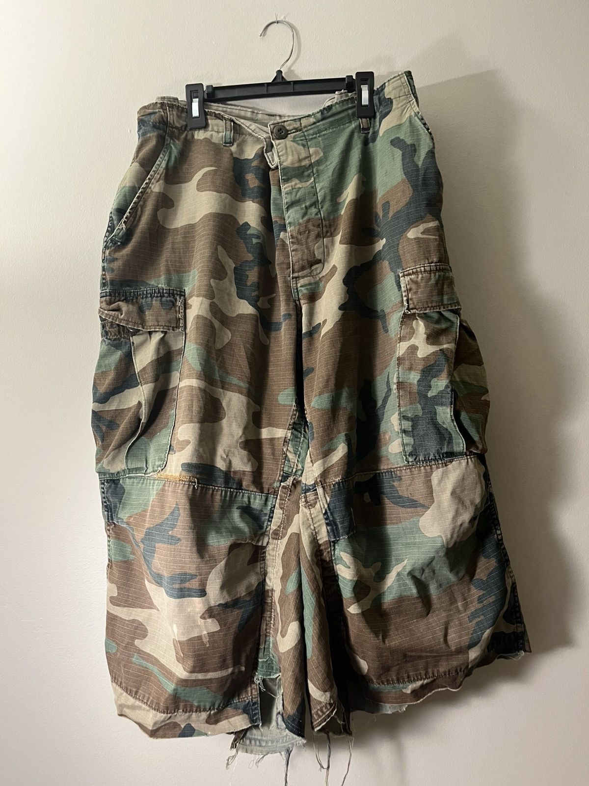 1980s Reworked Military cargo Fatigue