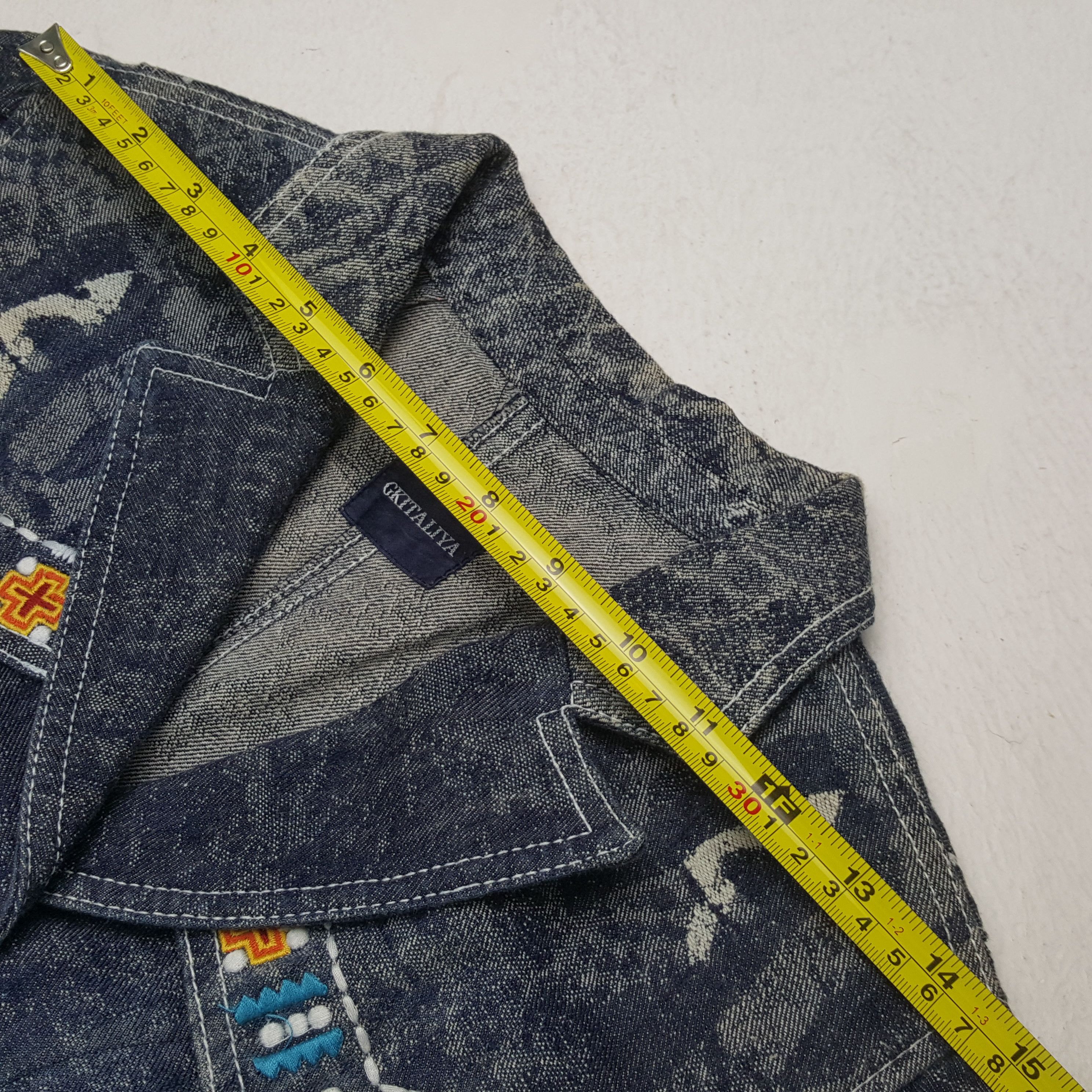 Designer × Japanese Brand × Vintage Vintage GKITALIYA Japanese Fashion Brand Jacket C296N9 Size XS / US 0-2 / IT 36-38 - 4 Thumbnail