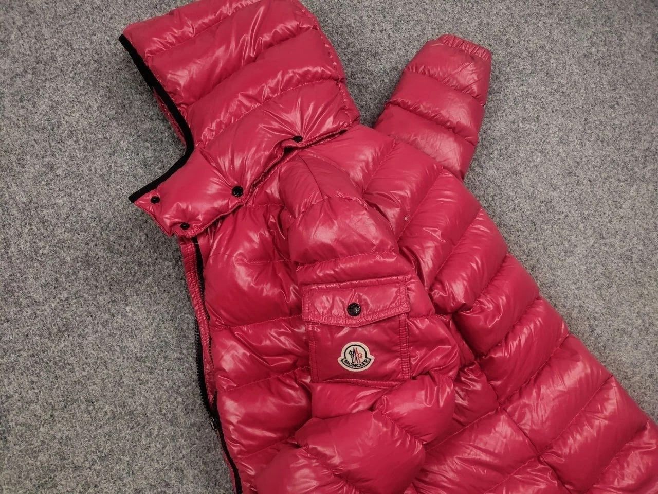 Moncler Moncler Bady giubbotto Glossy pink womens hooded down Jacket Size M / US 6-8 / IT 42-44 - 5 Thumbnail
