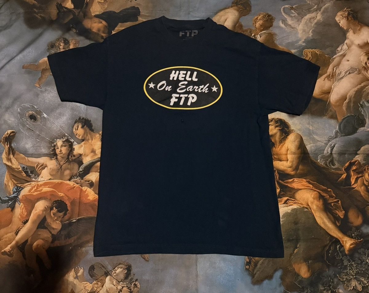 Maillot De Hockey FTP Made In Hell - Blanc, Bleu, Rouge, Taille L, Neuf Avec étiquettes