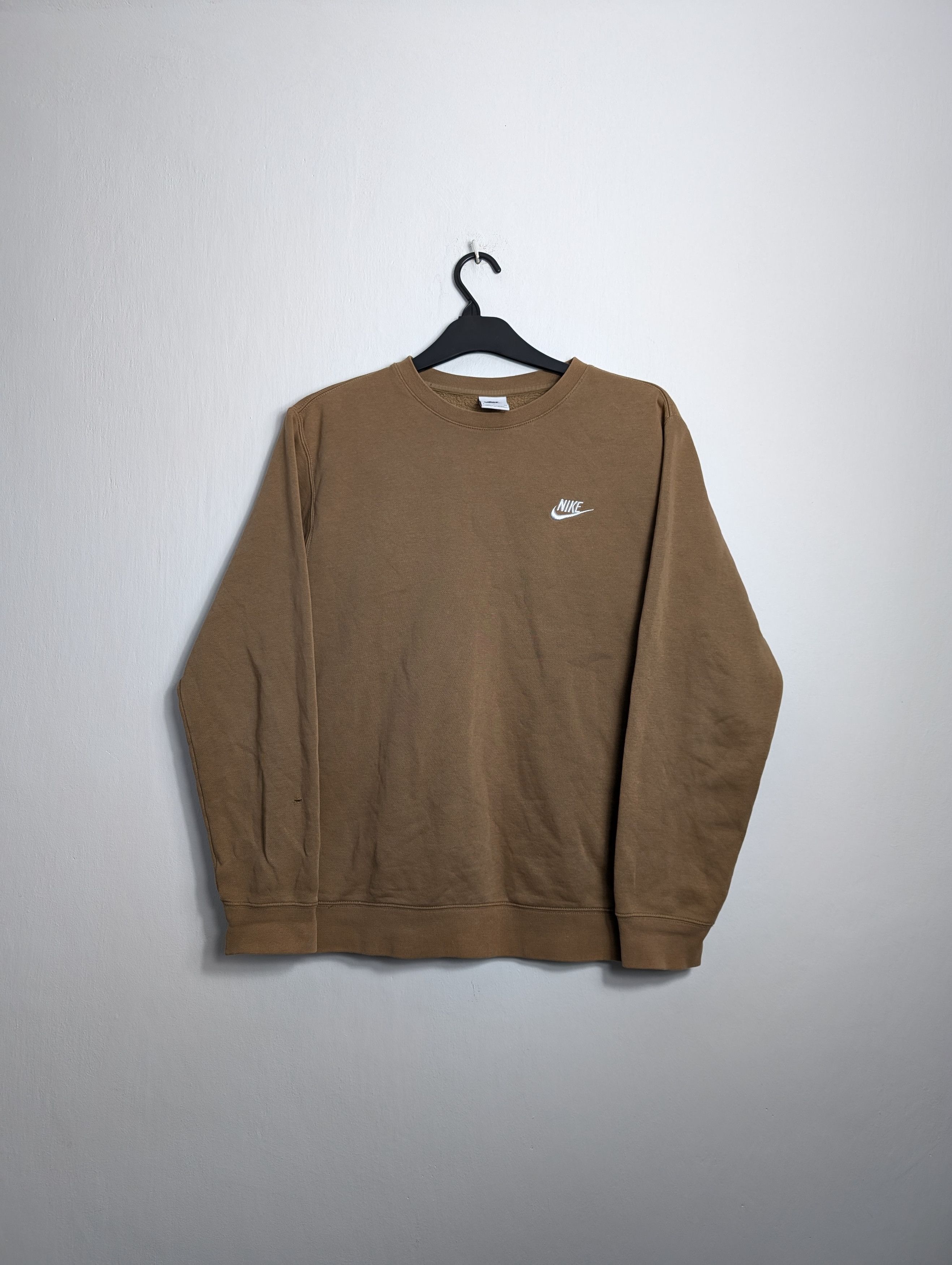 Nike Nike Sportswear Club Fleece Crewneck Sweatshirt Brown Size US S / EU 44-46 / 1 - 1 Thumbnail