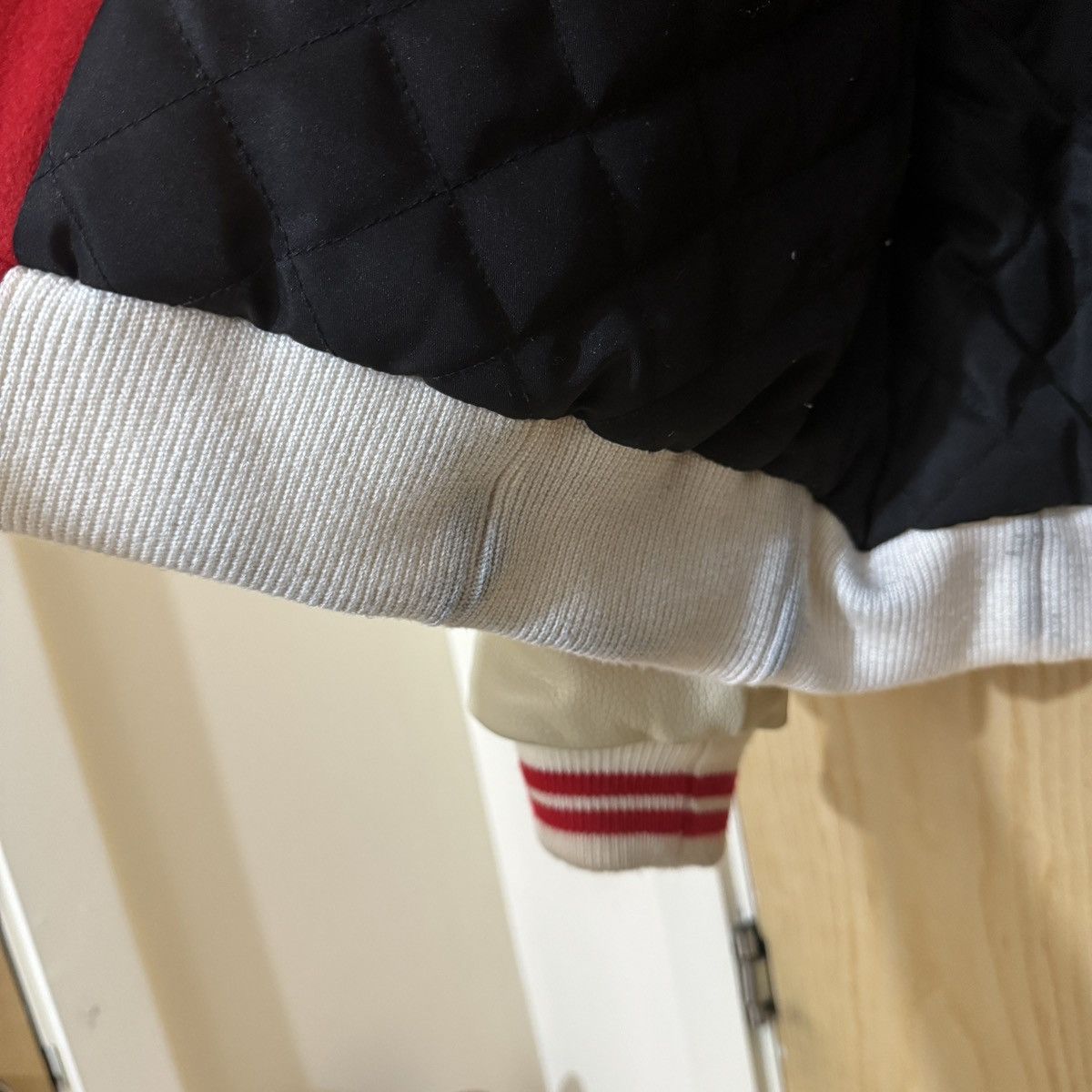 Japanese Brand × STILLZ ABCD Jose Wong ‘A boy can’t dress’ teddy varsity jacket. Size US L / EU 52-54 / 3 - 10 Thumbnail
