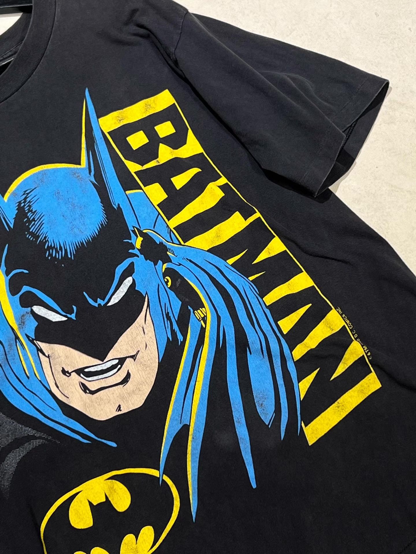 Vintage 90s Batman Vintage T‑Shirt Q13 Size US XL / EU 56 / 4 - 3 Thumbnail