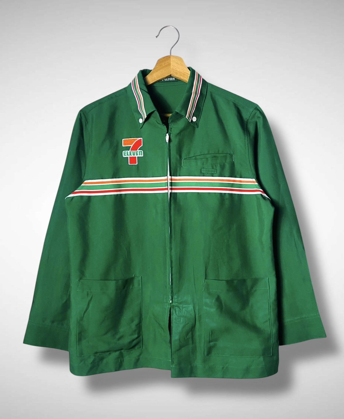 Japanese Brand Vintage 90’s 7 Eleven Uniform Size US M / EU 48-50 / 2 - 1 Thumbnail