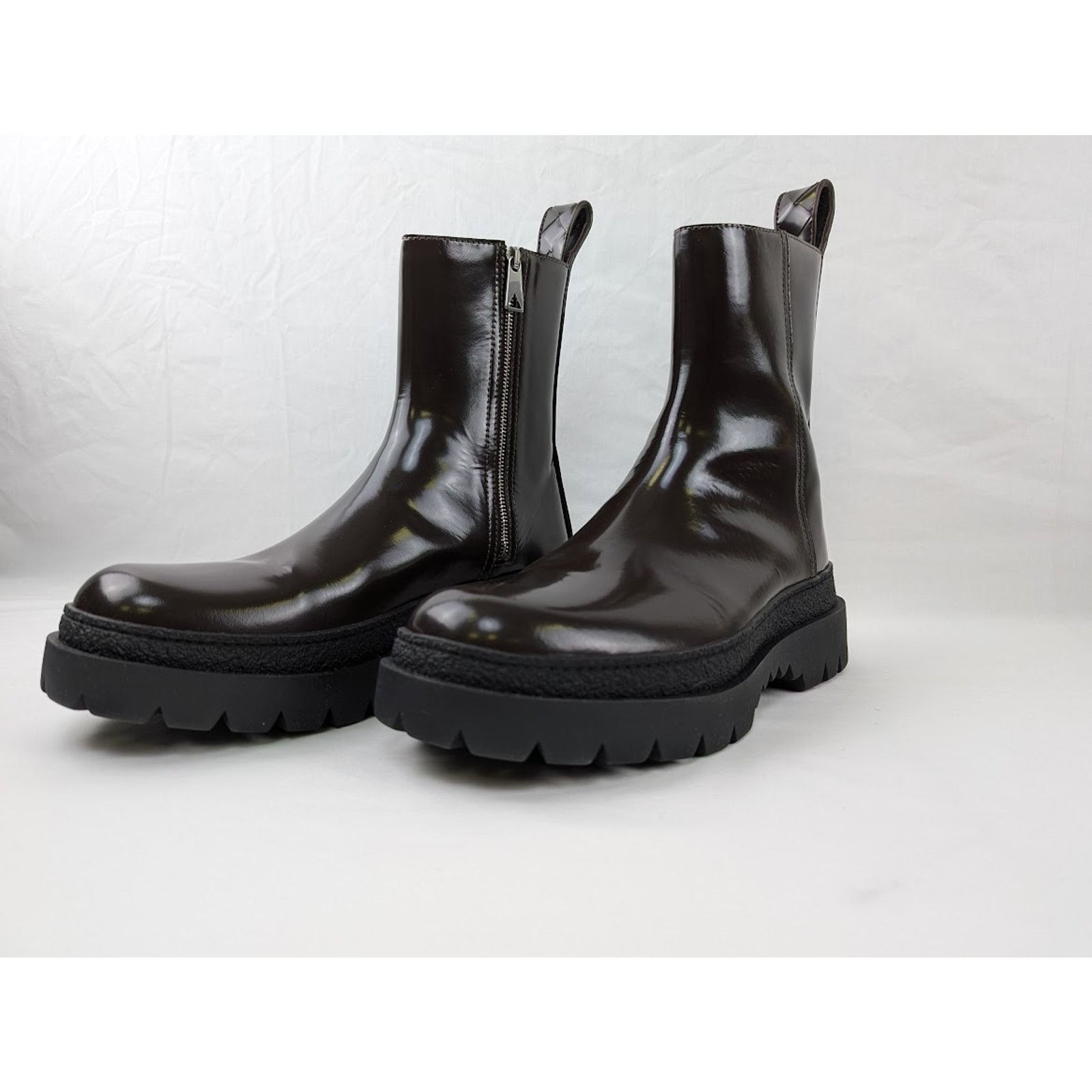 Bottega Veneta o1rshd1 Texas Calf Highway Ankle Boot in Fondant/Black Size US 13 / EU 46 - 5 Thumbnail