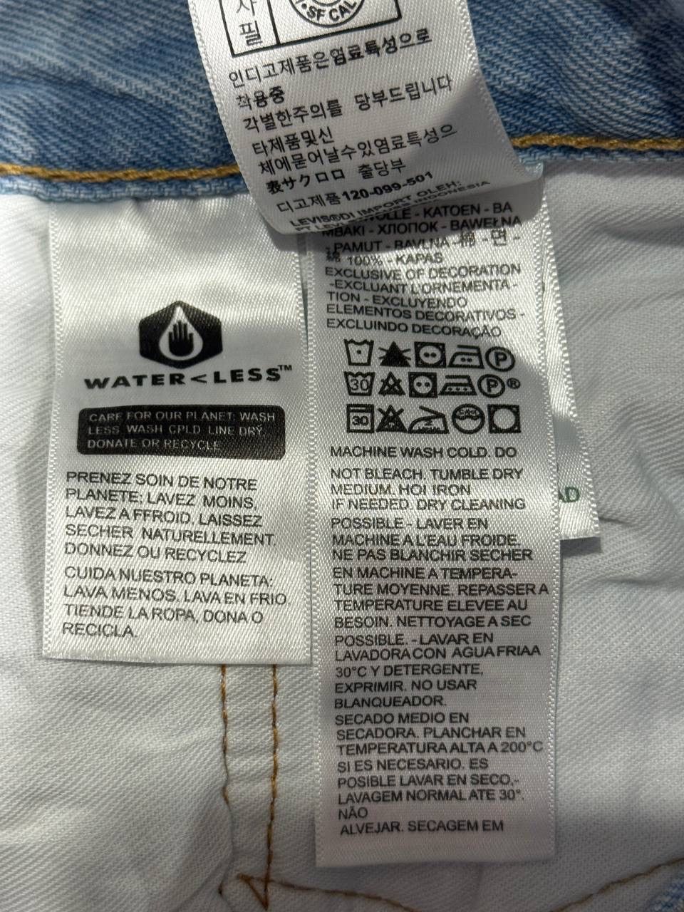 Levi's Levi’s 501 Thermodapt Jeans in Light Blue W34 L32 Size US 34 / EU 50 - 7 Thumbnail