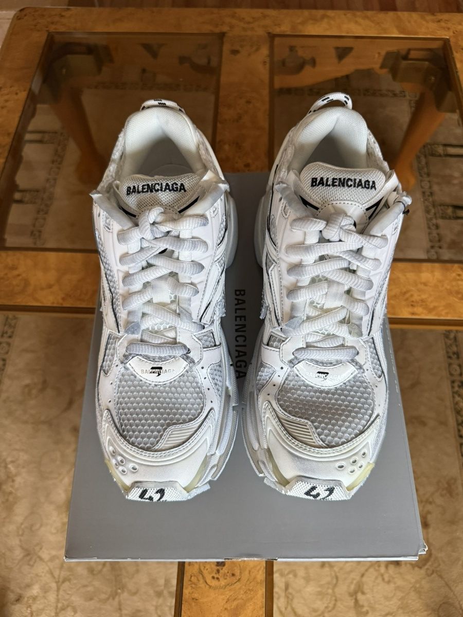 Balenciaga Balenciaga Runner White Size US 9 / EU 42 - 2 Thumbnail
