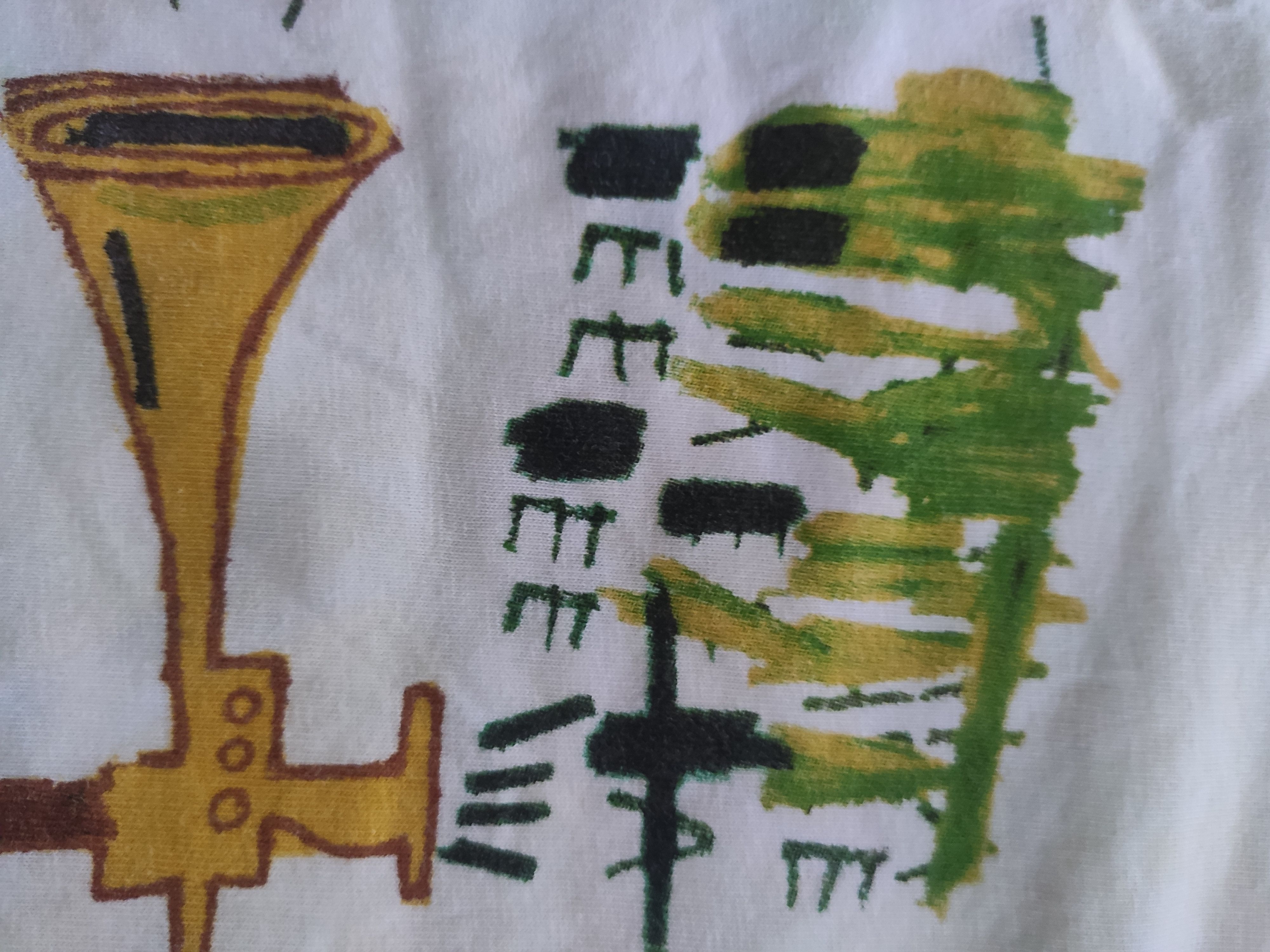 Hypebeast × Jean-Michel Basquiat Jean Michel Basquiat Ringer Tee Pop Art Size US XL / EU 56 / 4 - 16 Thumbnail