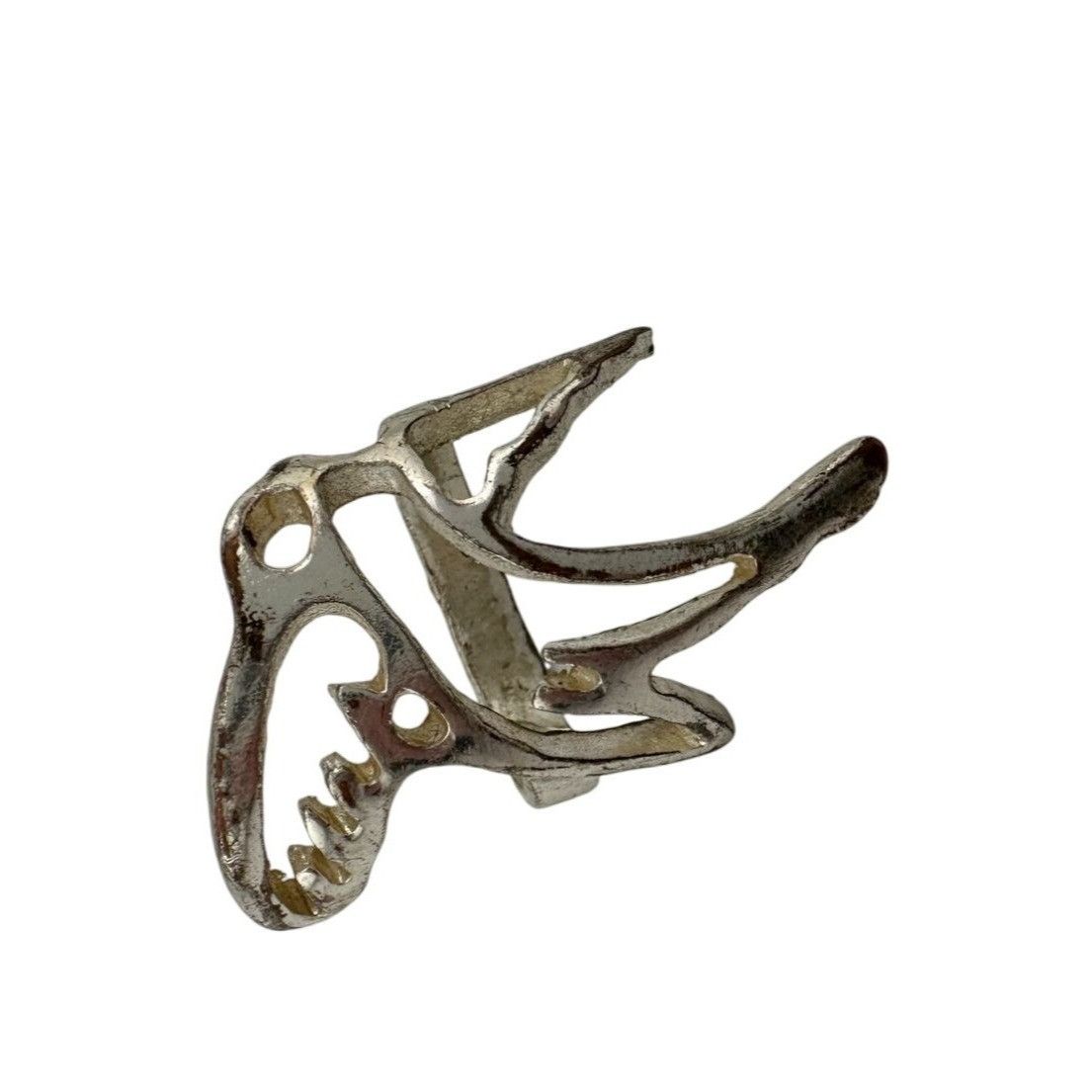 Other Vintage Women's Silver Toned Geometric Ring Size ONE SIZE - 6 Thumbnail