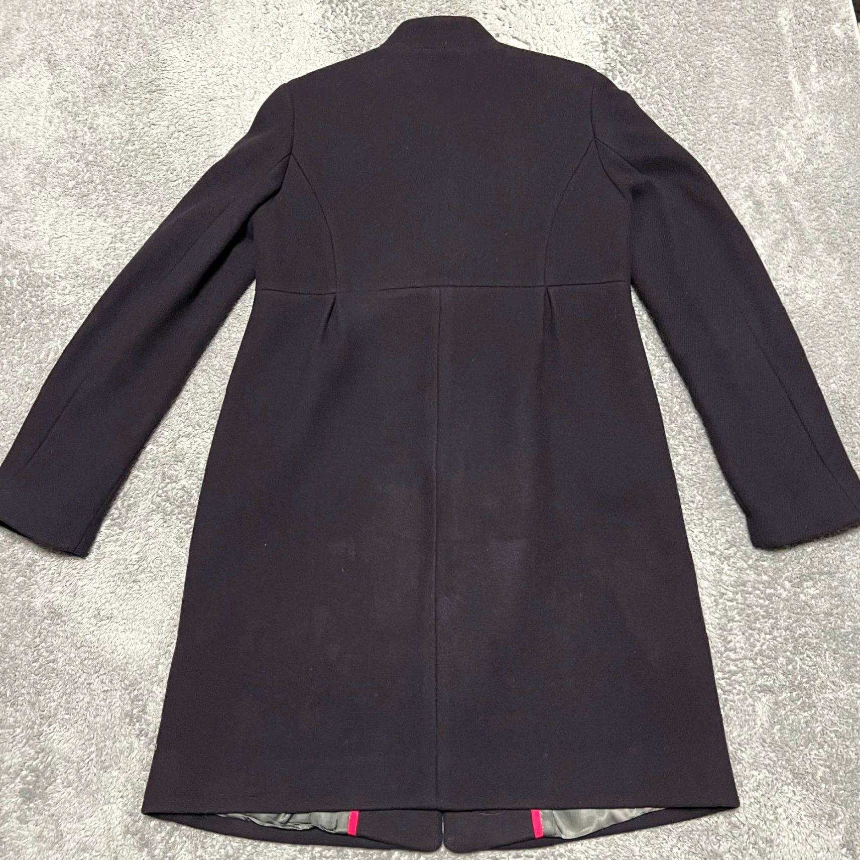 J.Crew J.Crew Trench Coat Womens 6 Purple Wool Long Coat Women Size M / US 6-8 / IT 42-44 - 3 Thumbnail