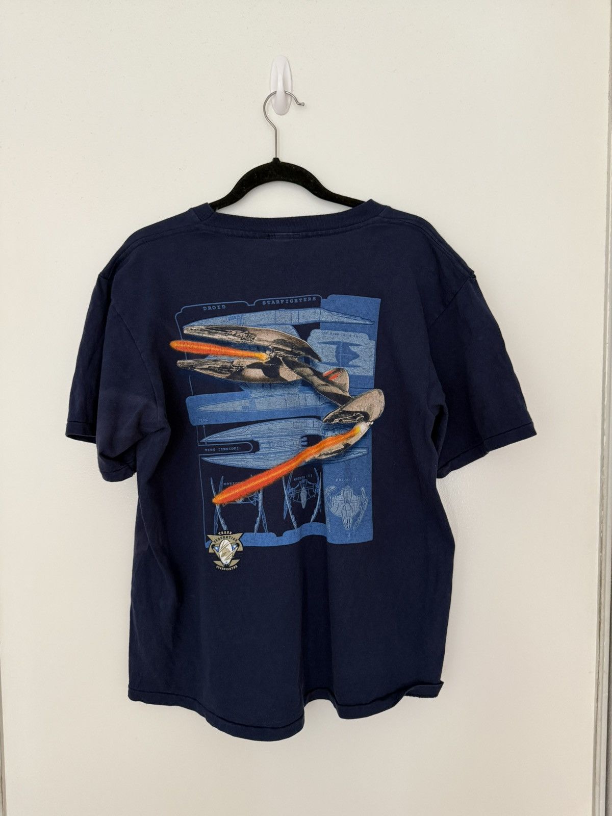 Vintage UBER RARE: Single Stitch Star Wars Shirt: Episode 1 Size US M / EU 48-50 / 2 - 3 Thumbnail